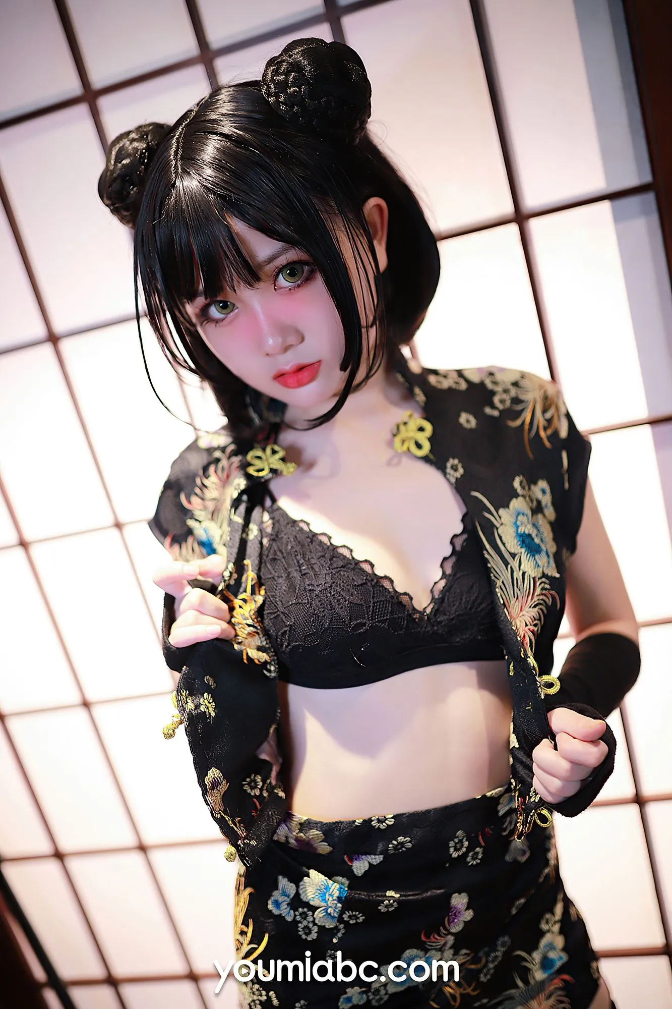图片[4]-No.015-[YouMi尤蜜] 2020.12.12 旗袍武士娘 [33P]-coswz-cos王者