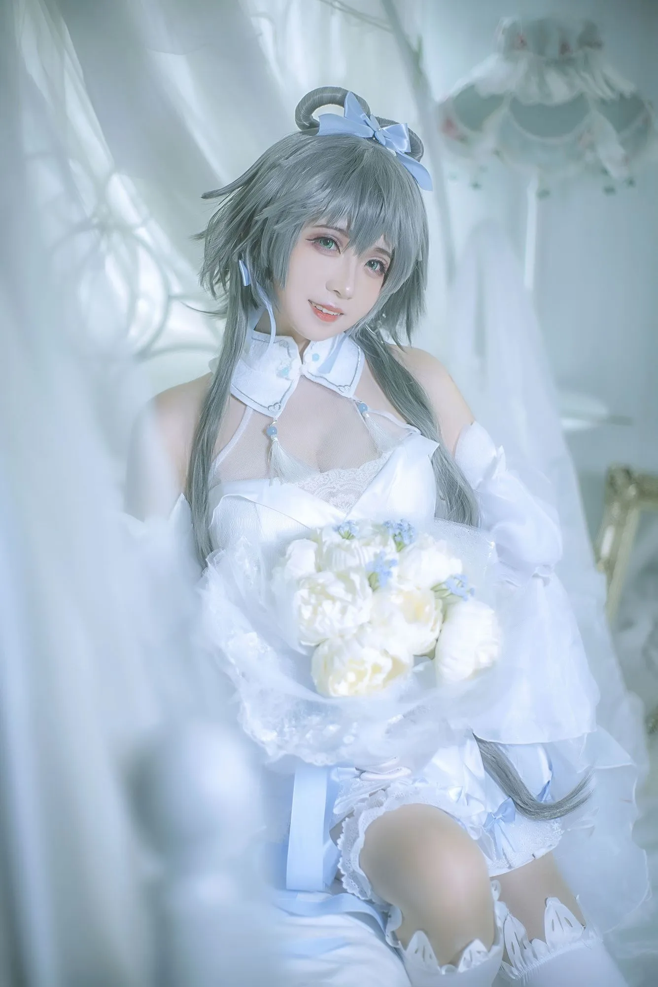 图片[5]-No.017-VOCALOID 洛天依婚纱 [10P]-coswz-cos王者