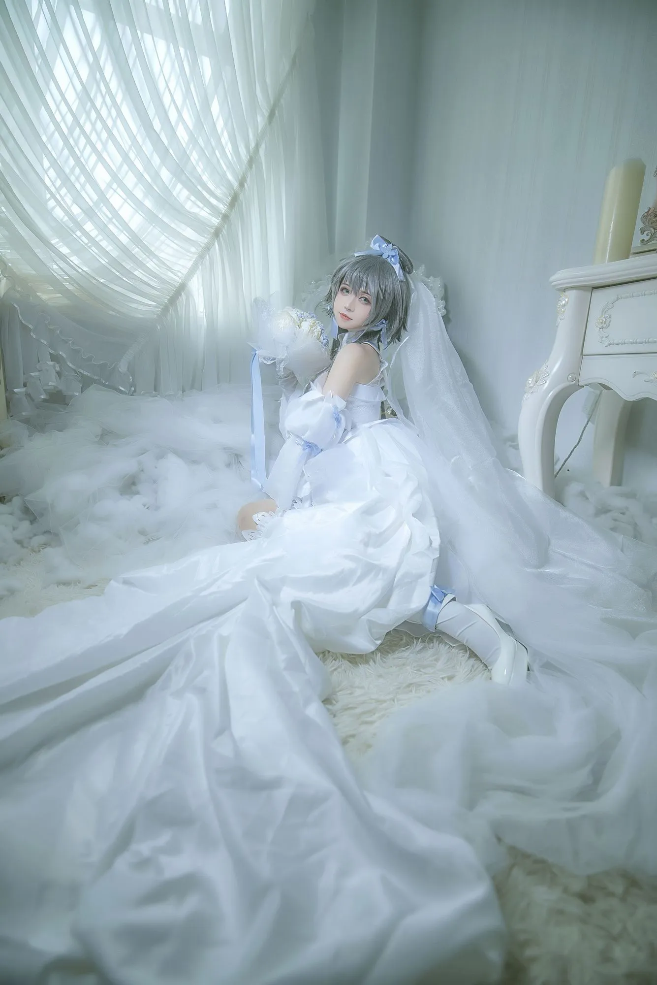 图片[3]-No.017-VOCALOID 洛天依婚纱 [10P]-coswz-cos王者