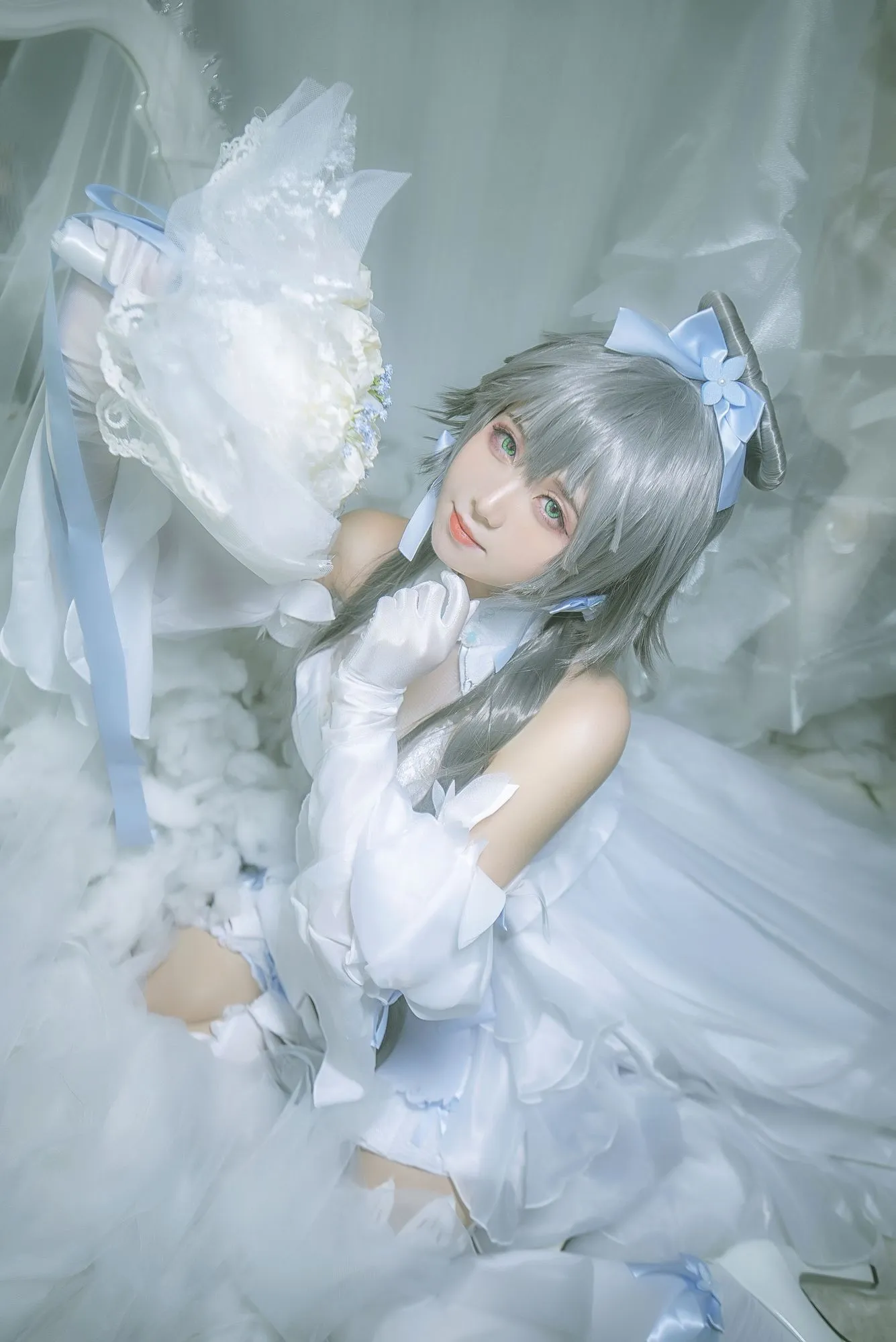 图片[4]-No.017-VOCALOID 洛天依婚纱 [10P]-coswz-cos王者