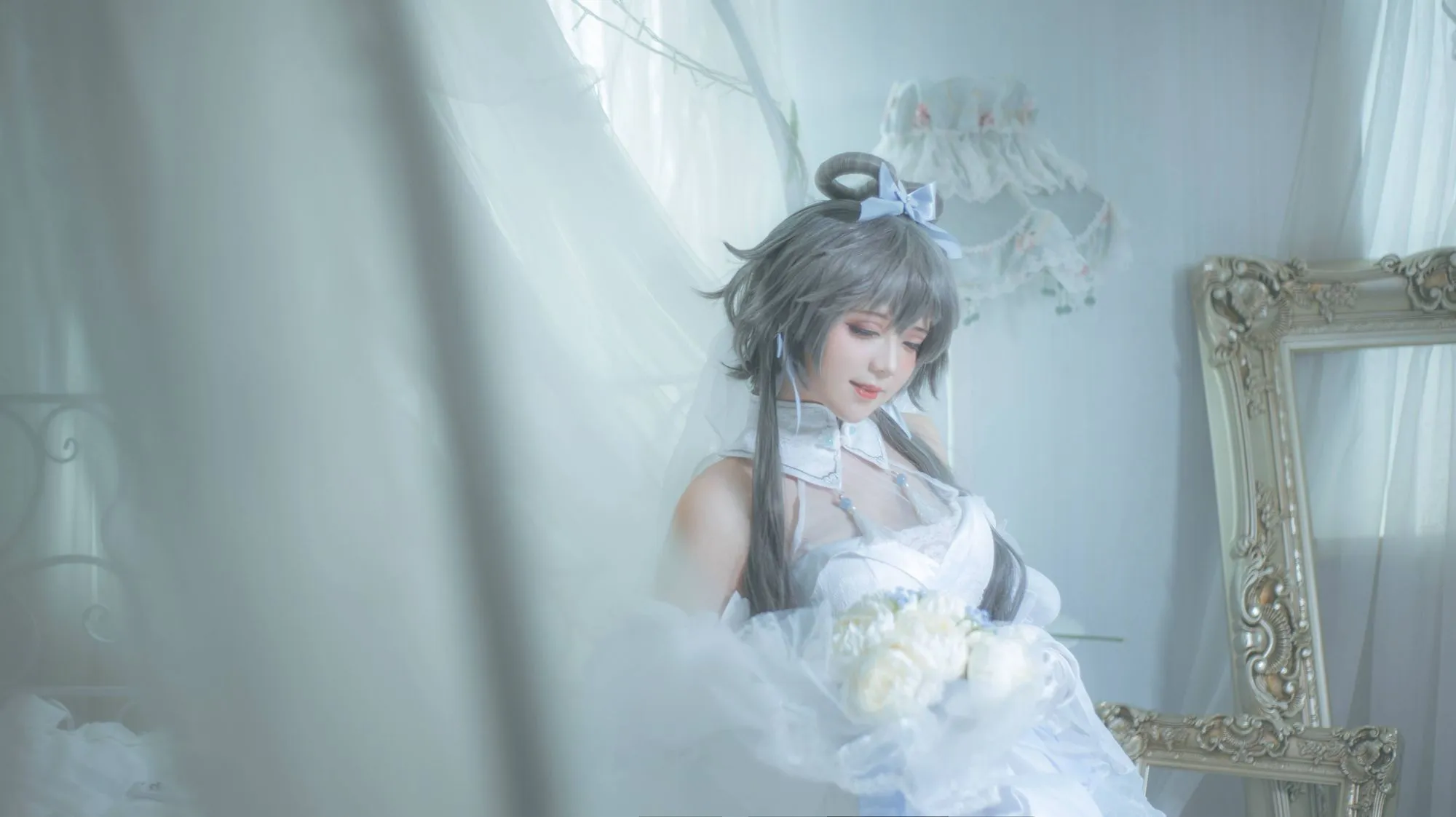图片[2]-No.017-VOCALOID 洛天依婚纱 [10P]-coswz-cos王者
