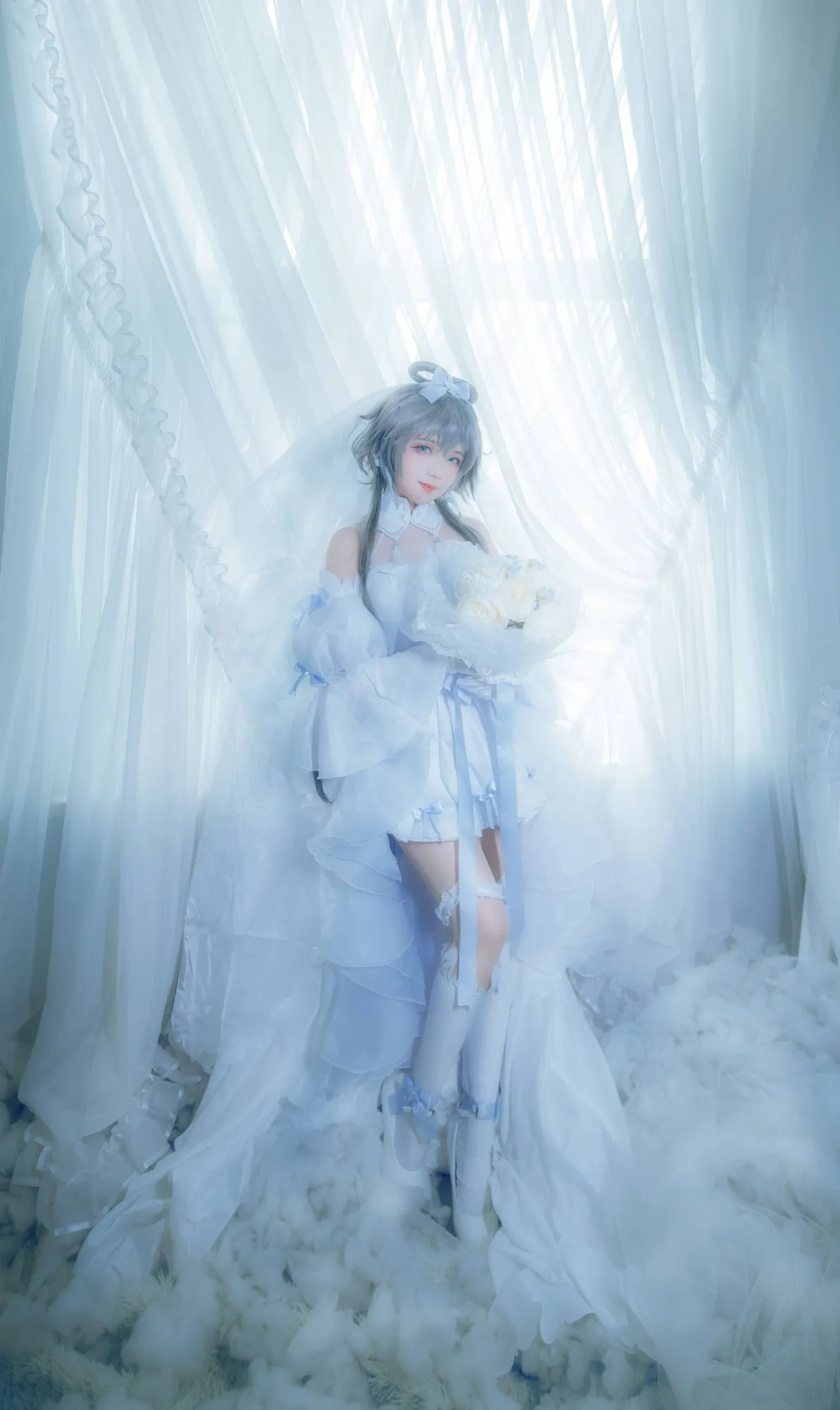 No.017-VOCALOID 洛天依婚纱 [10P]-图妖社