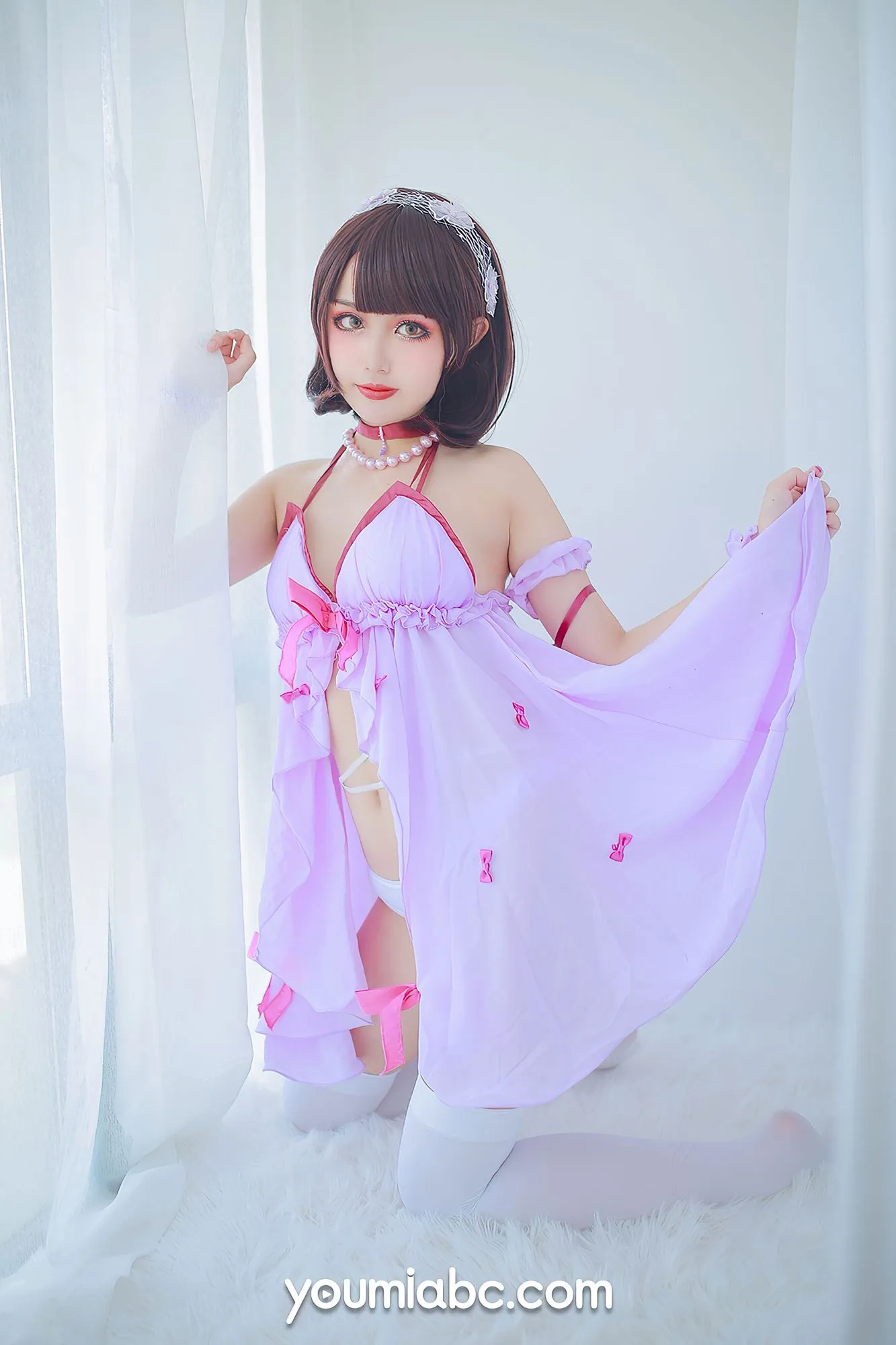 No.017-[YouMi尤蜜] 2020.12.17 睡衣派对加藤惠 [22P]-图妖社