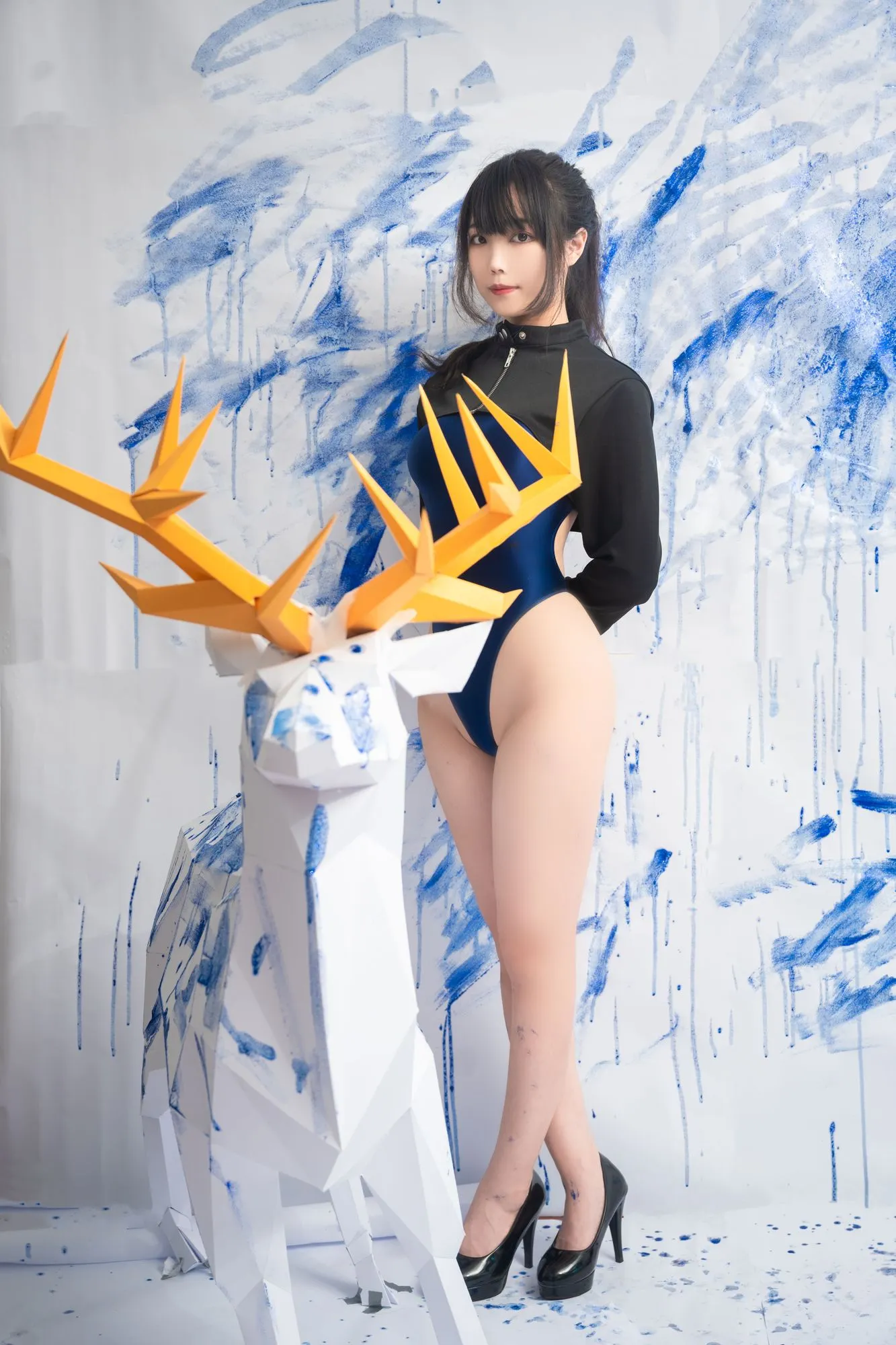 图片[2]-No.019 – 蓝色闪粉 [35P]-coswz-cos王者