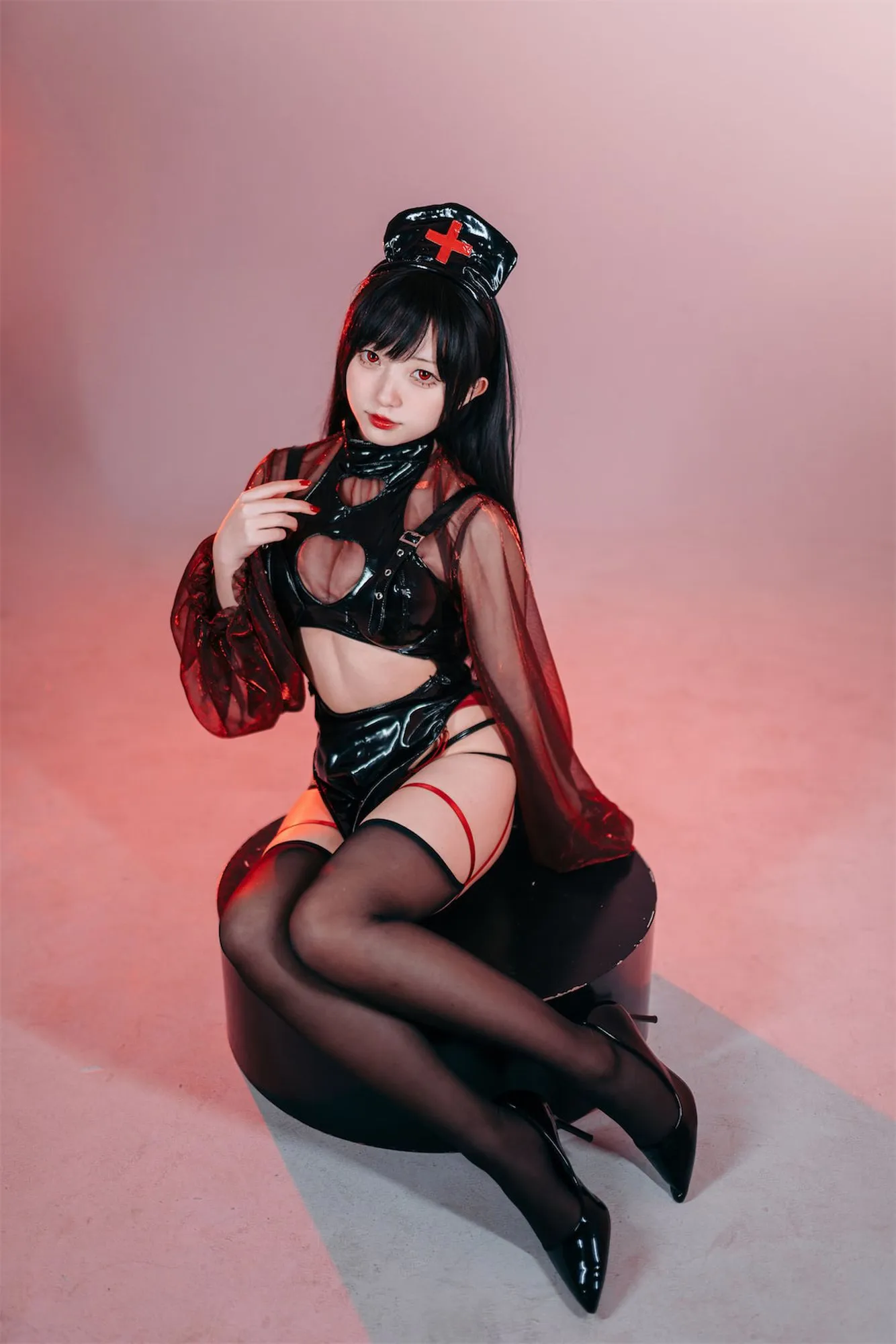 图片[2]-No.021 – 猩红护士 [77P]-coswz-cos王者