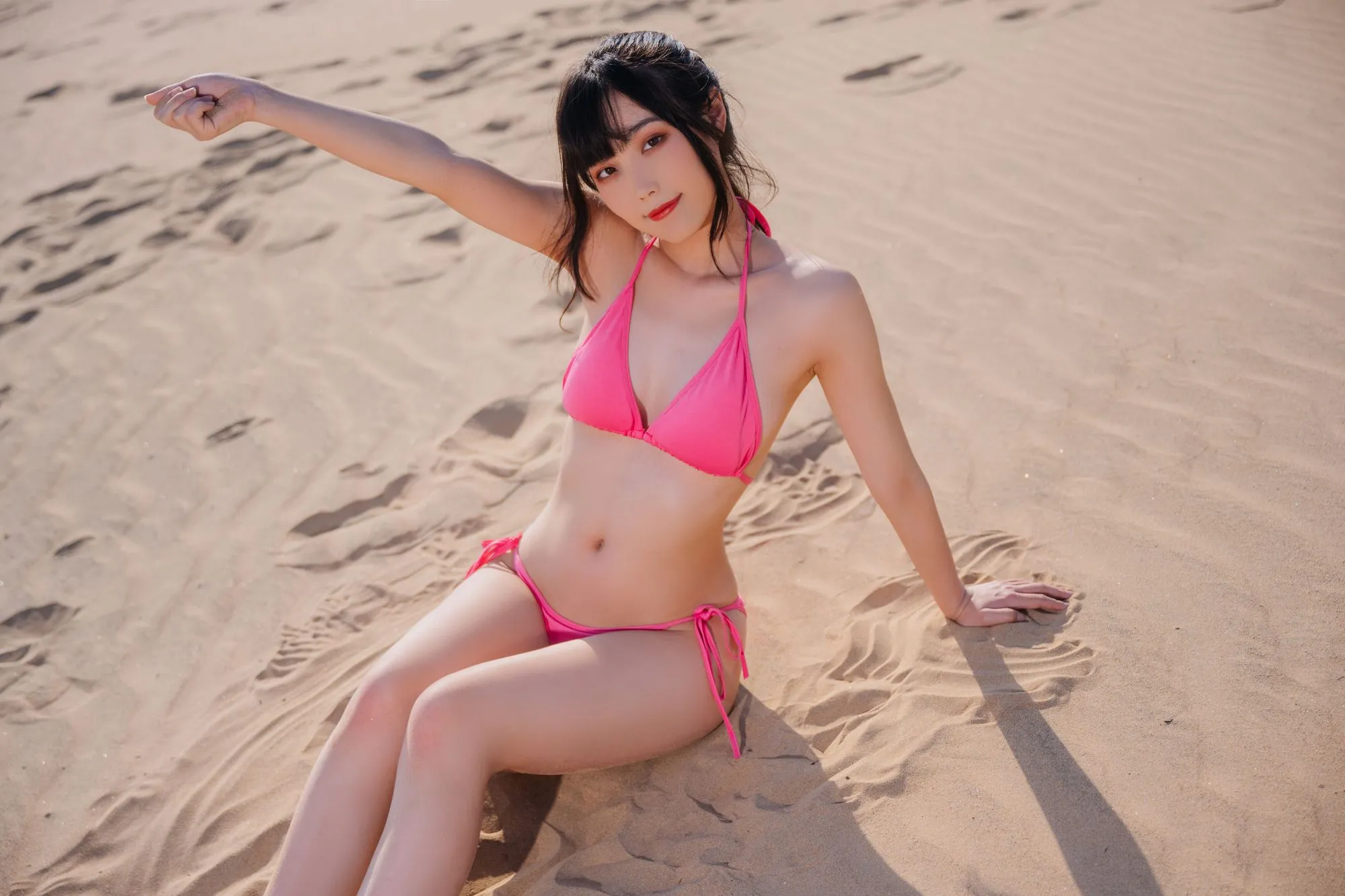图片[4]-No.023 – 粉色比基尼 [30P]-coswz-cos王者