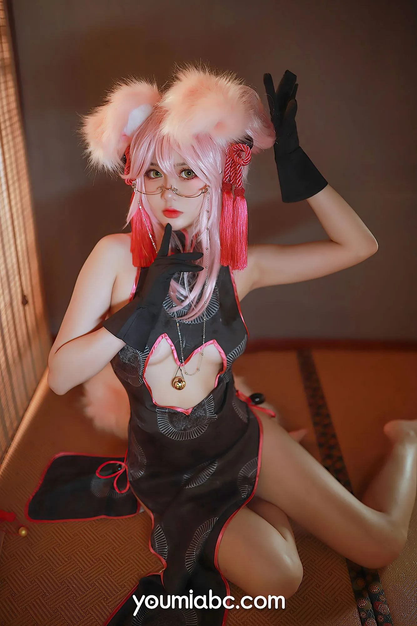 图片[4]-No.025-[YouMi尤蜜] 2021.09.02 九尾玉藻前 [40P]-coswz-cos王者