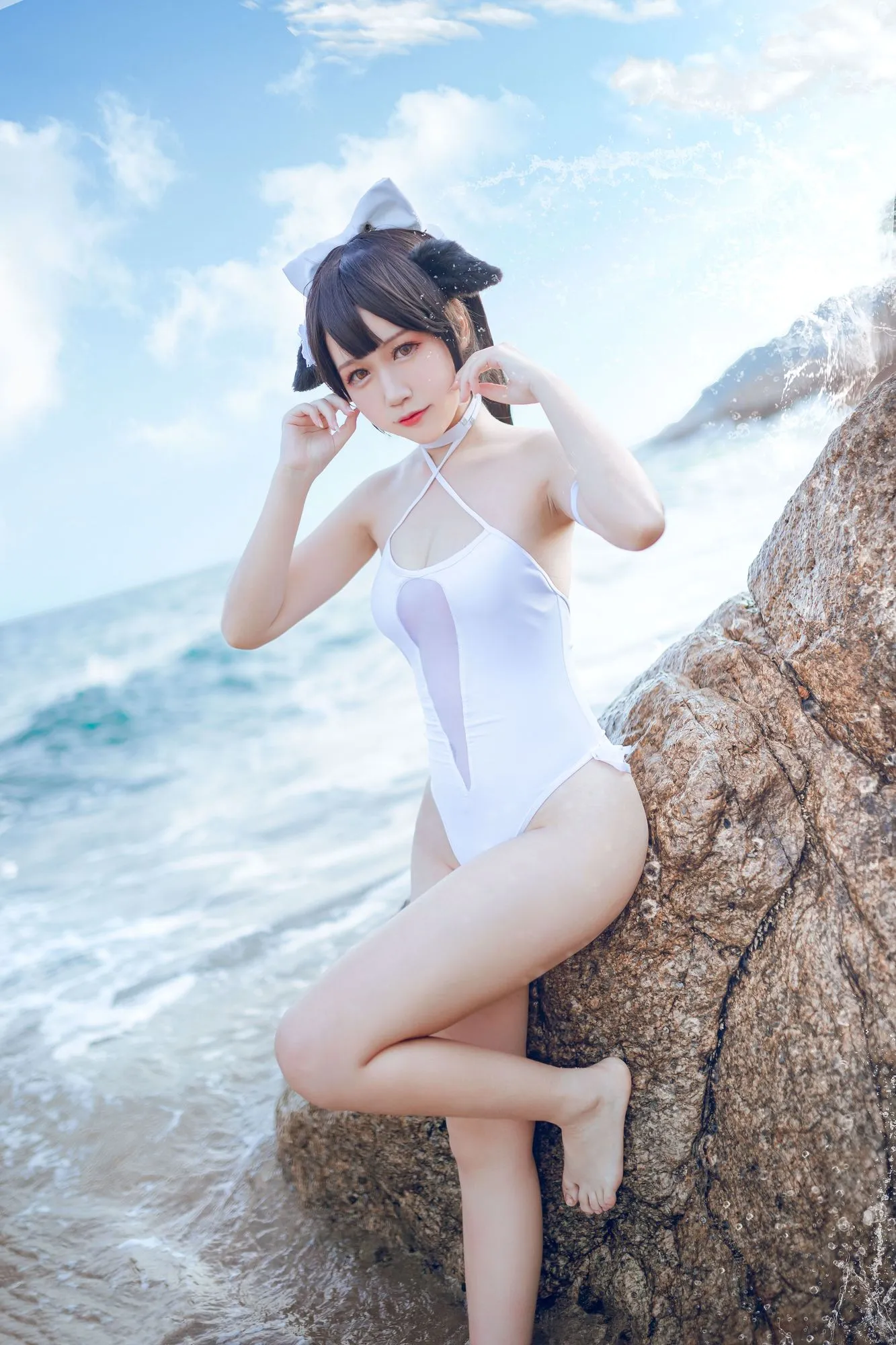 图片[3]-No.025-爱宕泳装 – 抖娘_利世×不呆猫 [41P]-coswz-cos王者