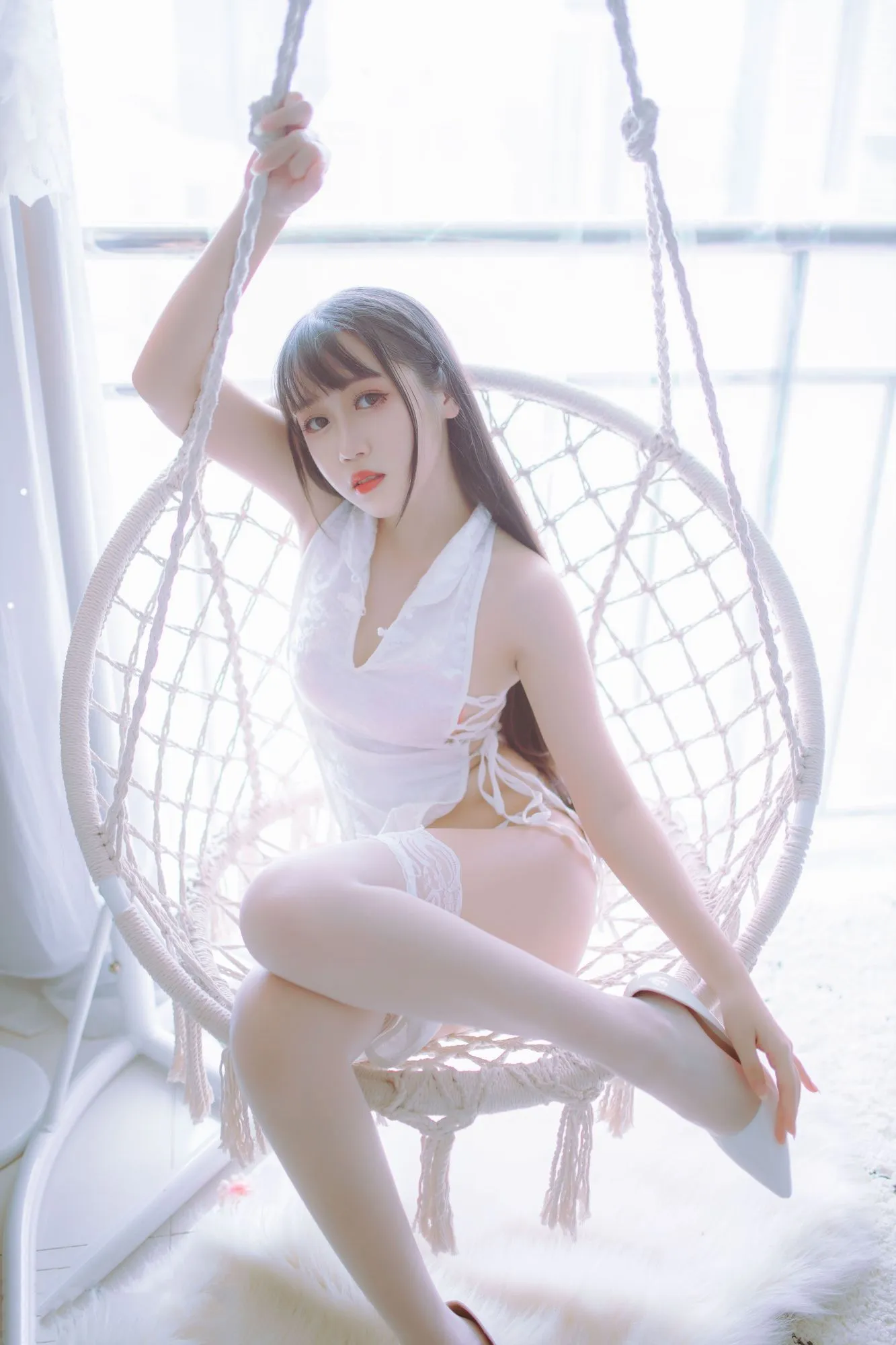 图片[5]-No.026-黑白旗袍双子 – 抖娘_利世×不呆猫 [41P]-coswz-cos王者