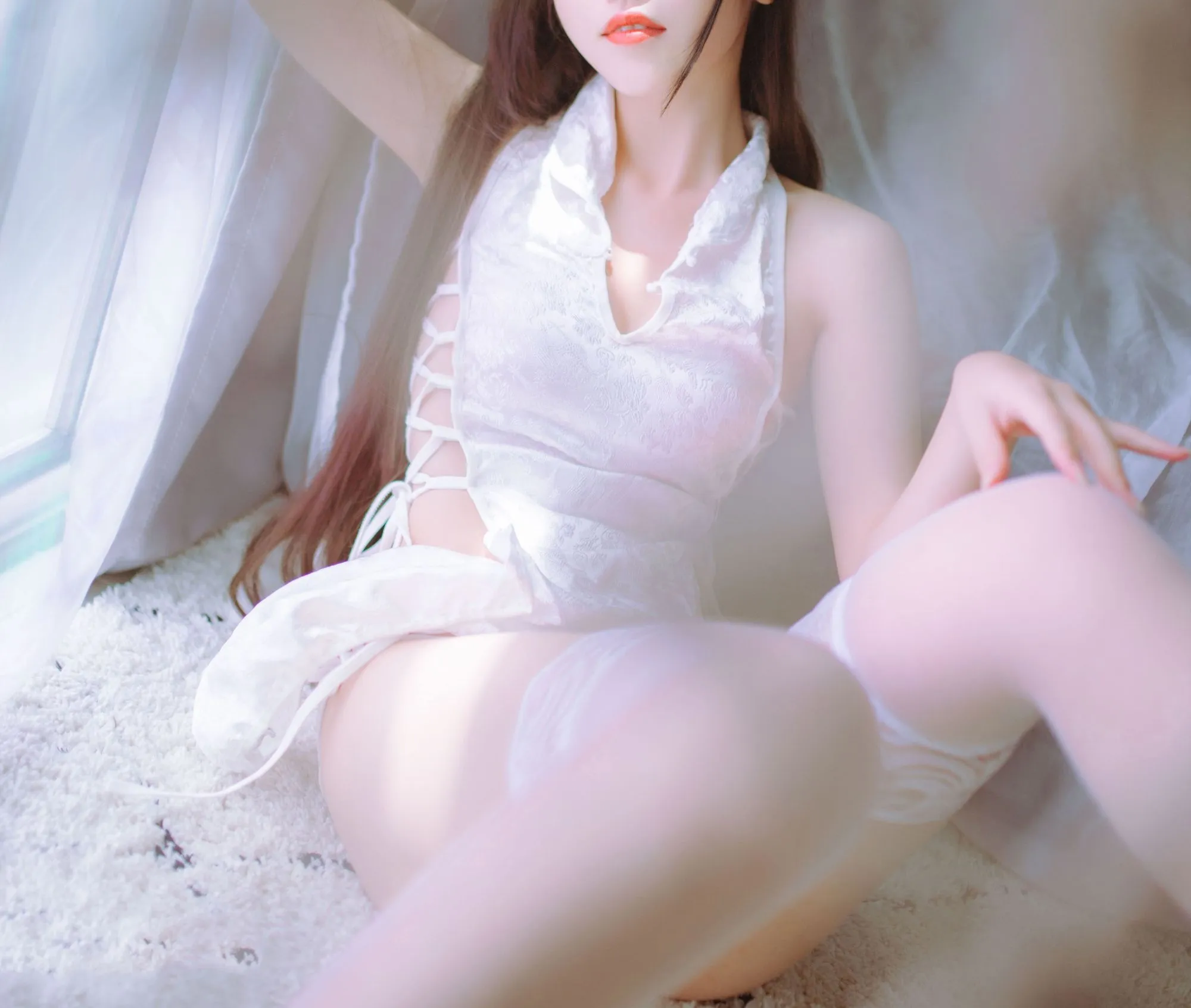 图片[3]-No.026-黑白旗袍双子 – 抖娘_利世×不呆猫 [41P]-coswz-cos王者