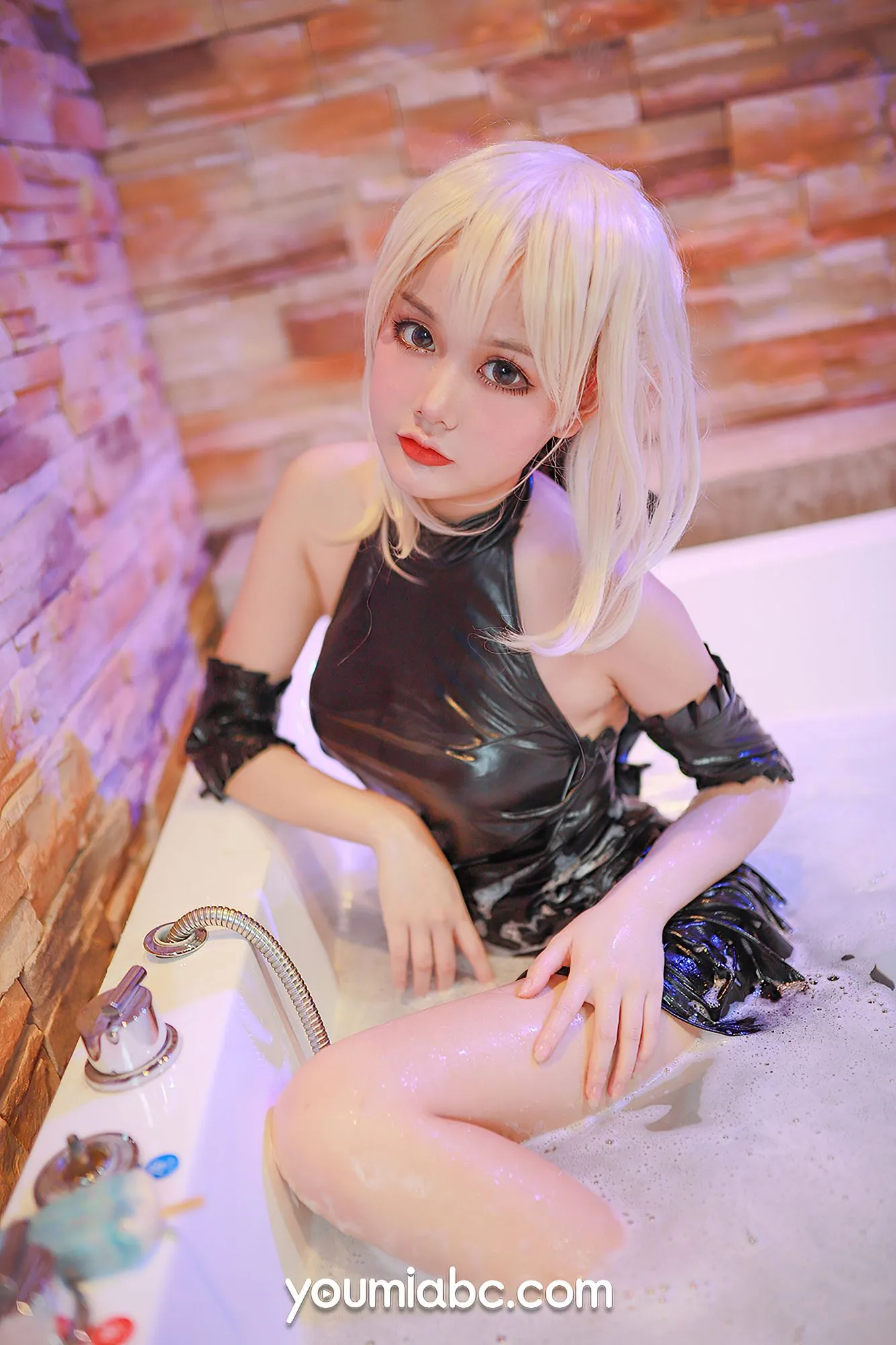 图片[4]-No.027-[YouMi尤蜜] 2021.09.02 湿身黑呆 [40P]-coswz-cos王者