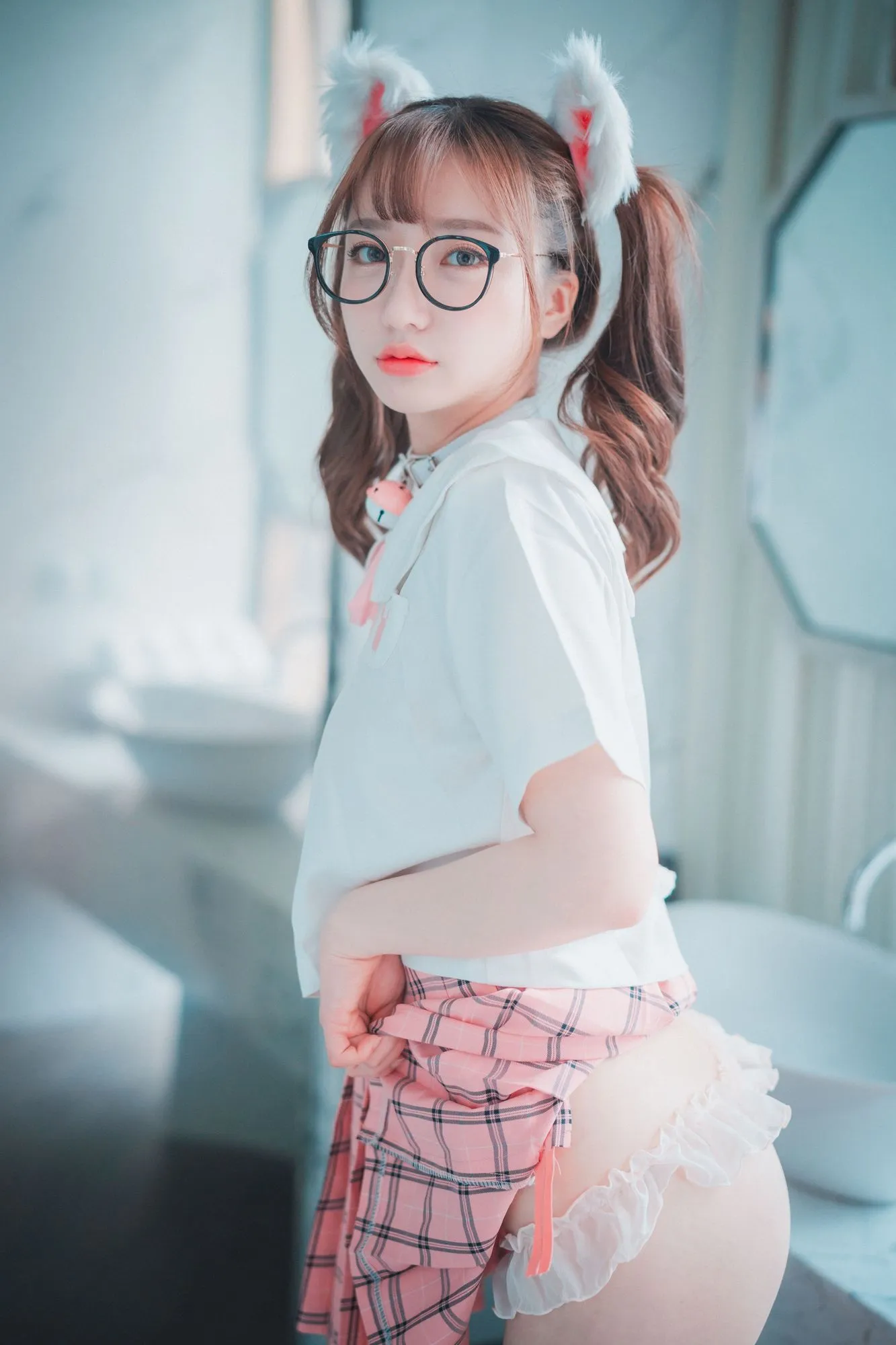 图片[2]-No.028-[DJAWA] Cute Pink [50P]-coswz-cos王者