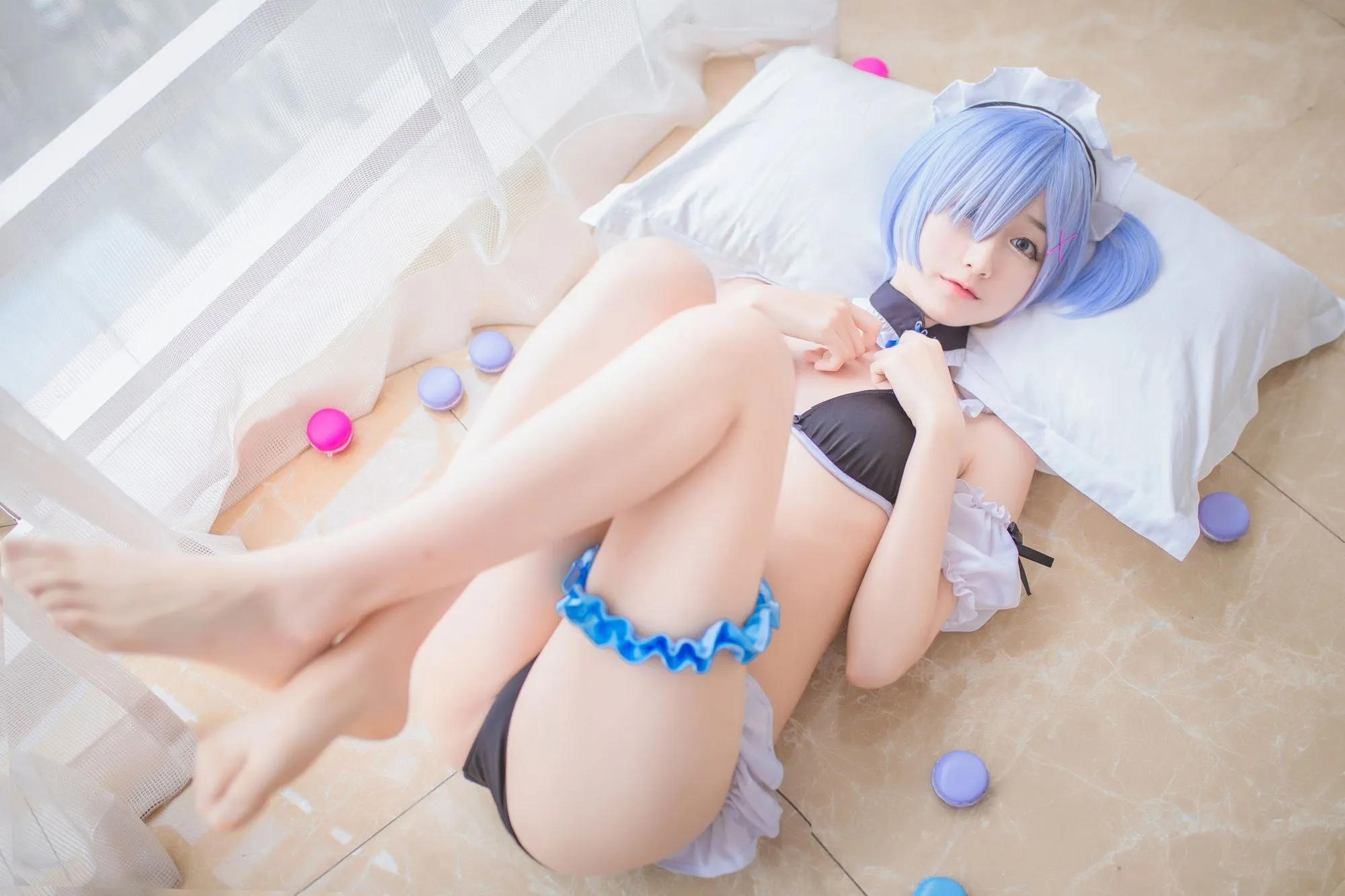 图片[5]-No.030-蕾姆泳装 [26P]-coswz-cos王者