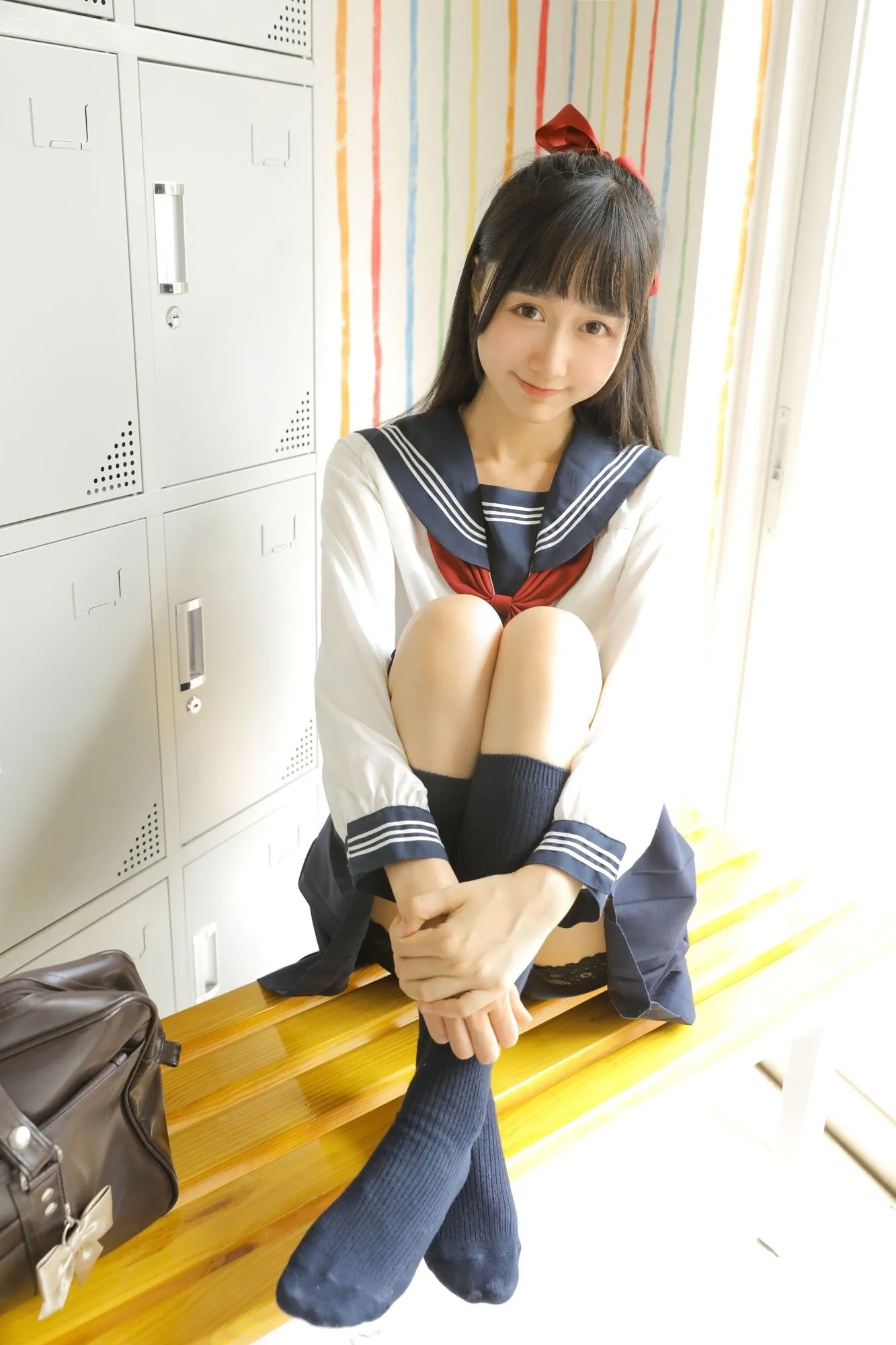 图片[5]-No.033-绵相随 JK水手服 [18P]-coswz-cos王者