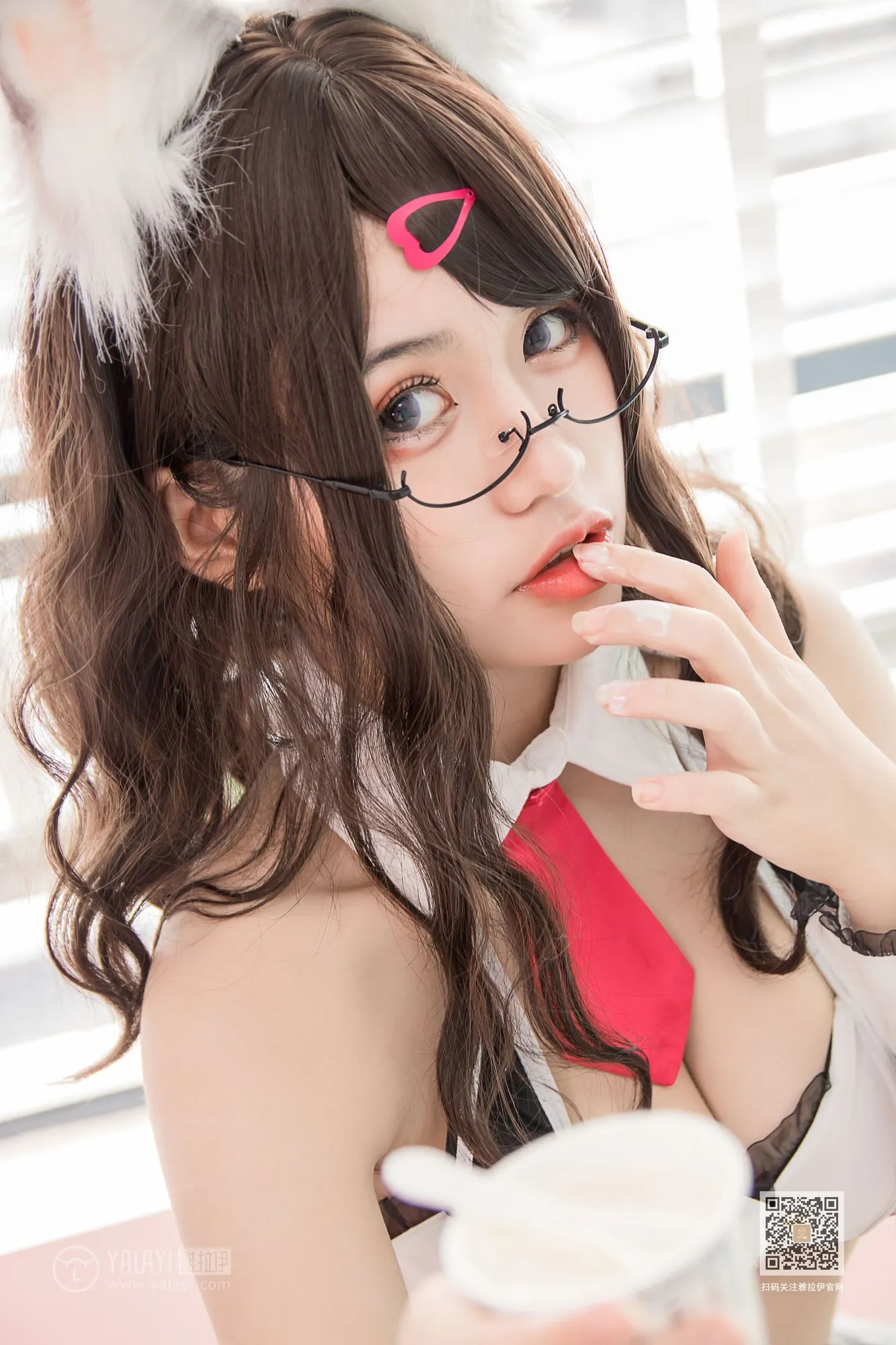 图片[2]-No.034-狐耳内衣 [47P]-coswz-cos王者