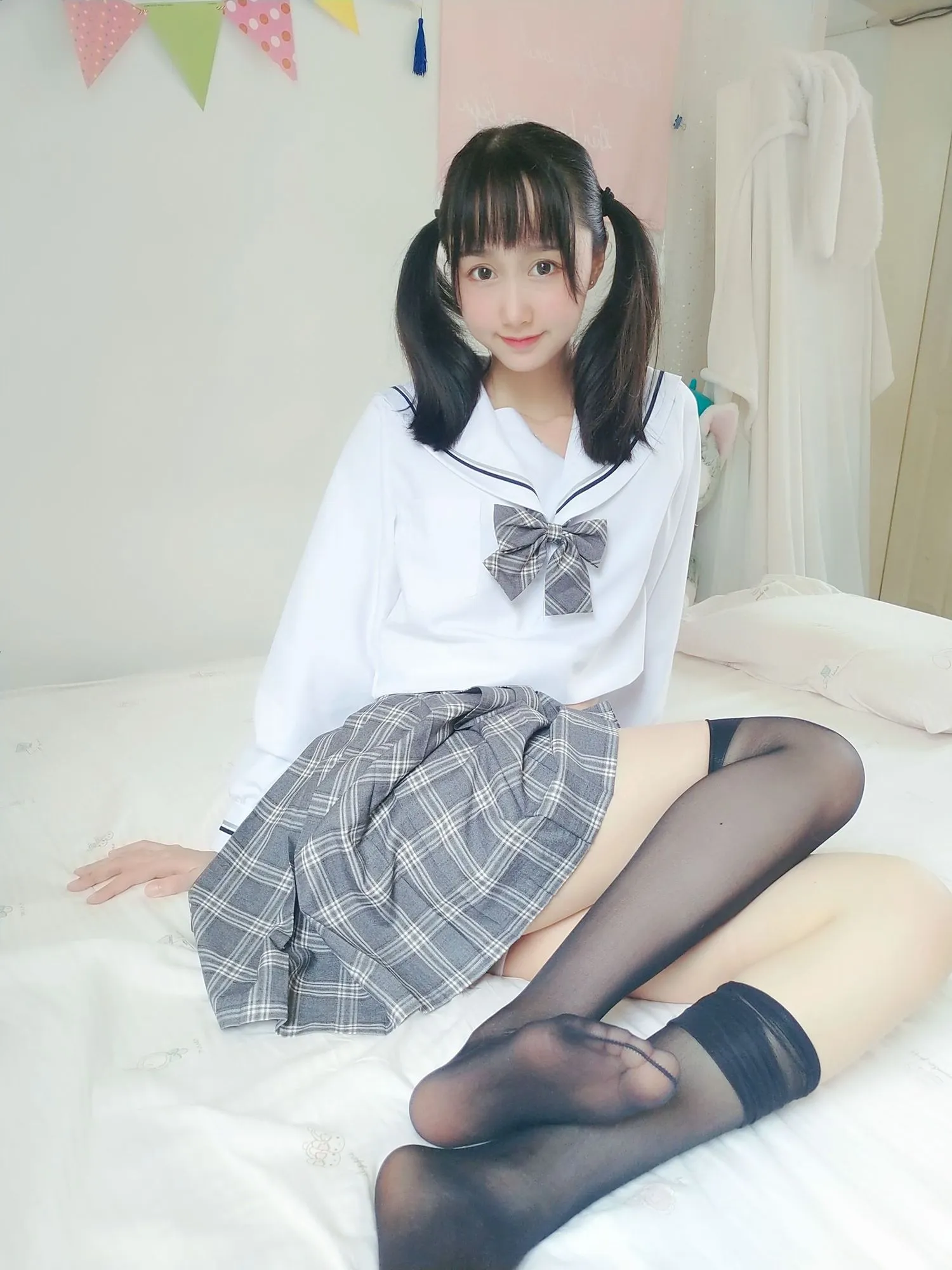 图片[5]-No.042-灰格子jk [21P 1V]-coswz-cos王者