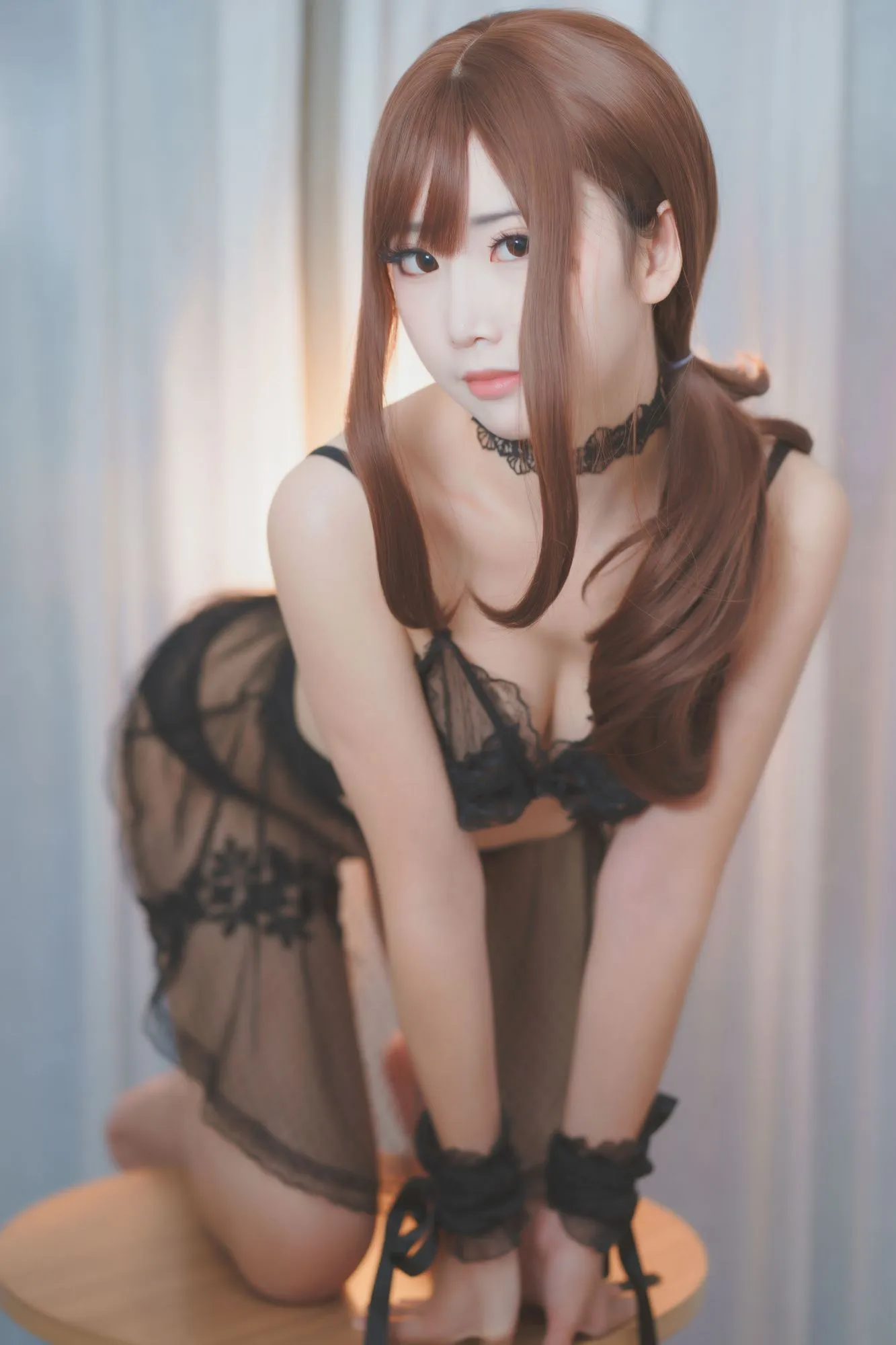 图片[2]-No.042-黑纱私房 [18P]-coswz-cos王者