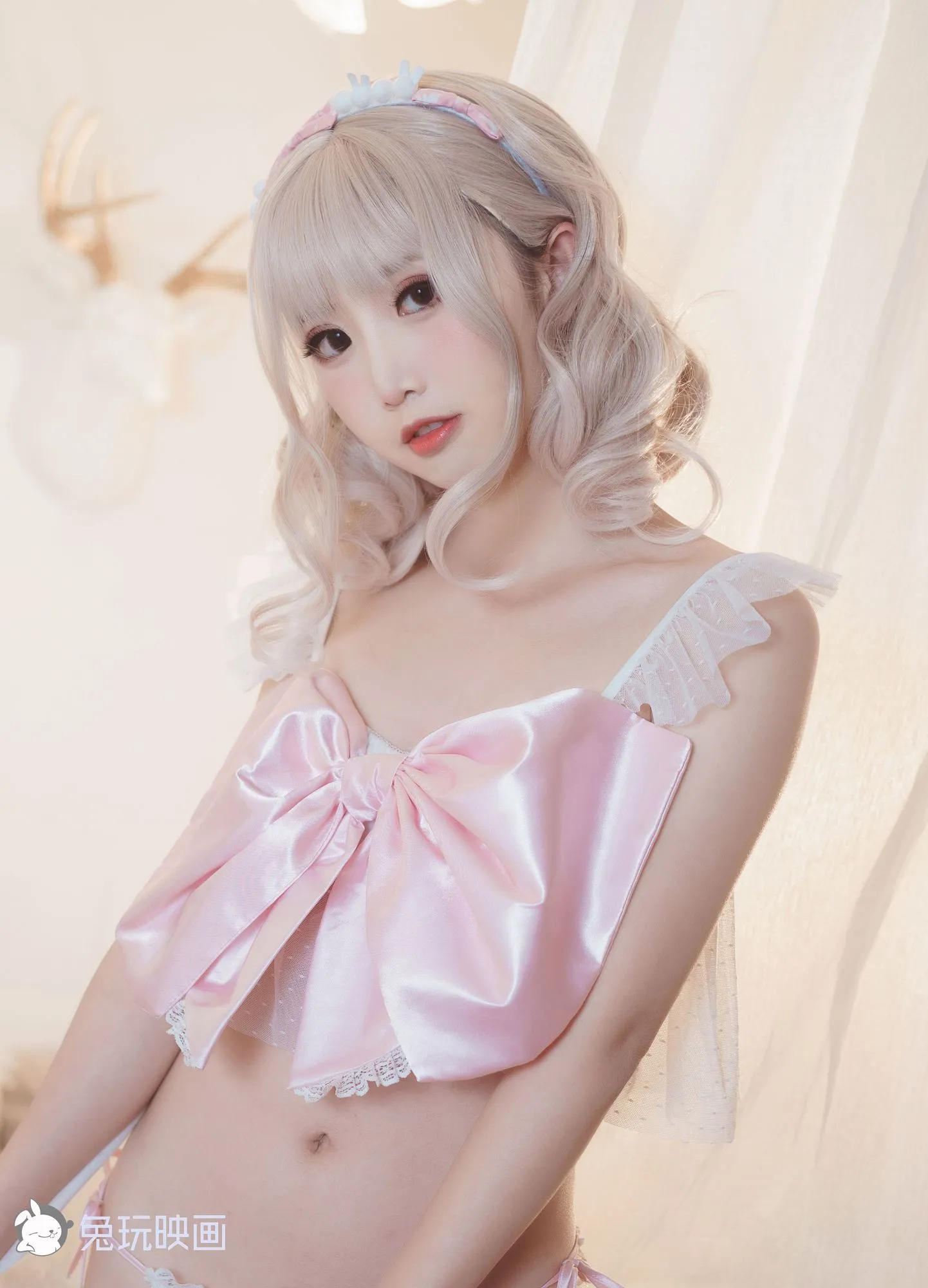 图片[3]-No.045-蝴蝶结内衣 [12P]-coswz-cos王者