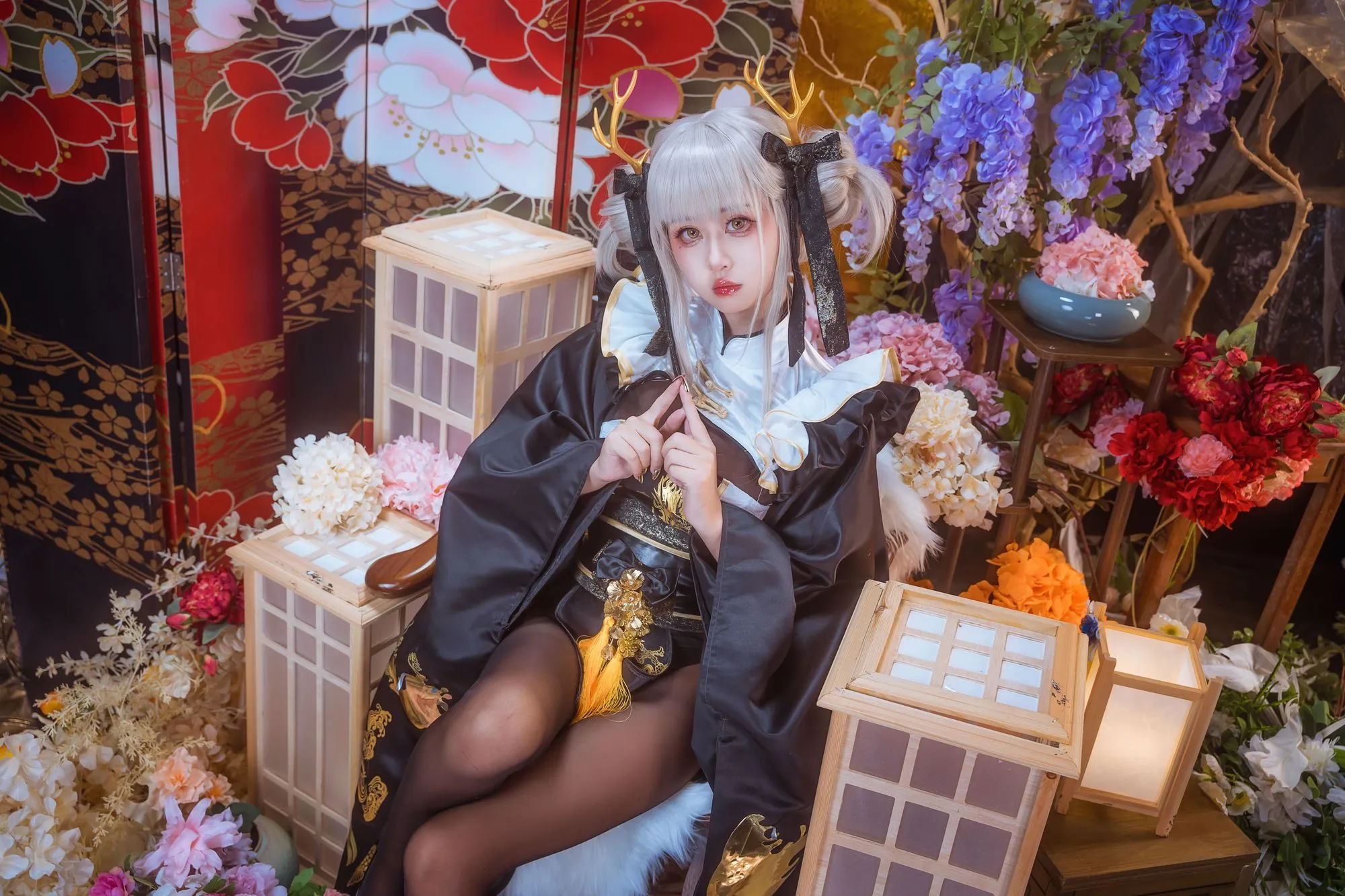 图片[5]-No.046 – 白兔和服 [18P]-coswz-cos王者