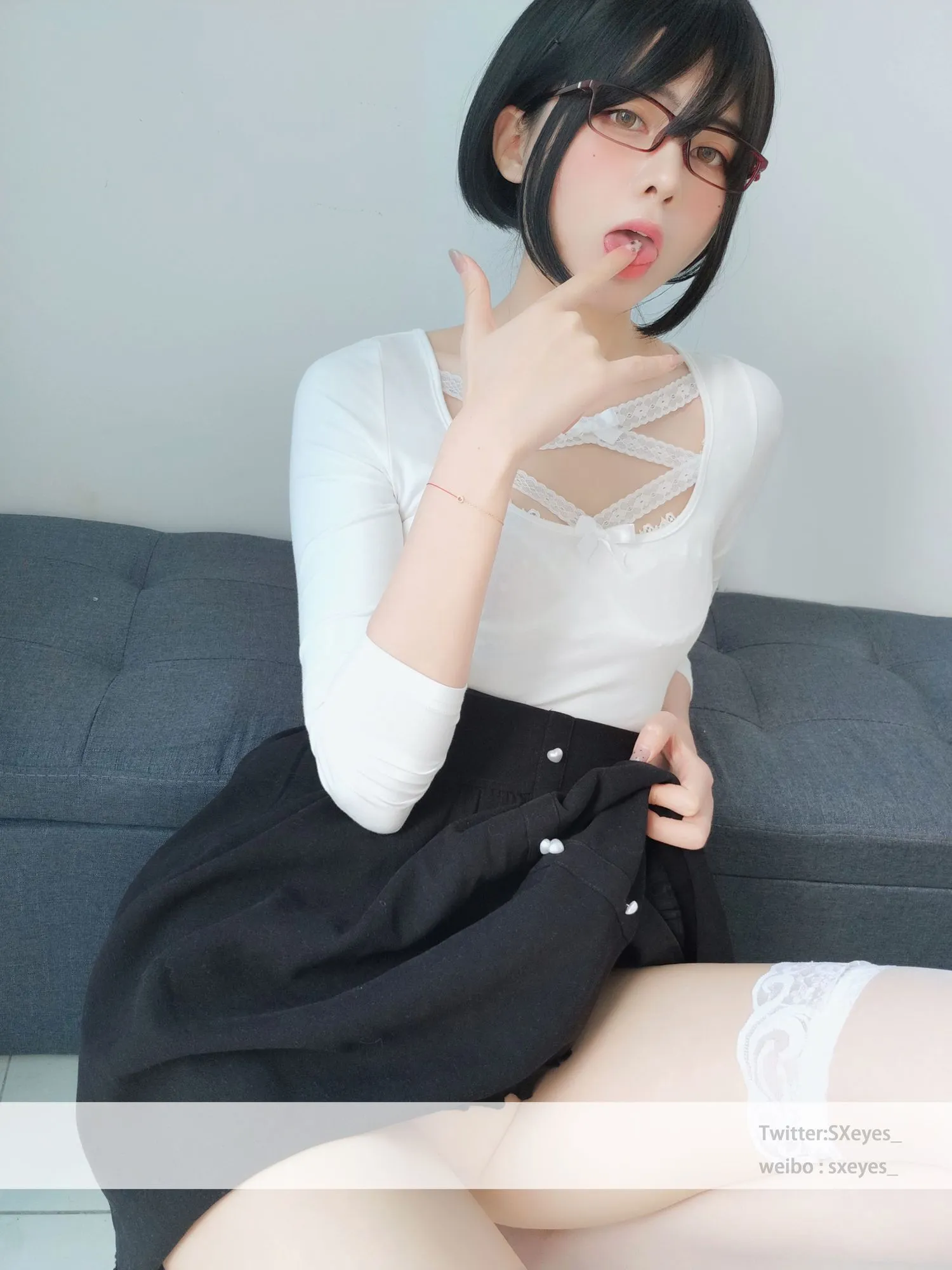 图片[5]-No.046-白蕾丝姐姐 [27P]-coswz-cos王者