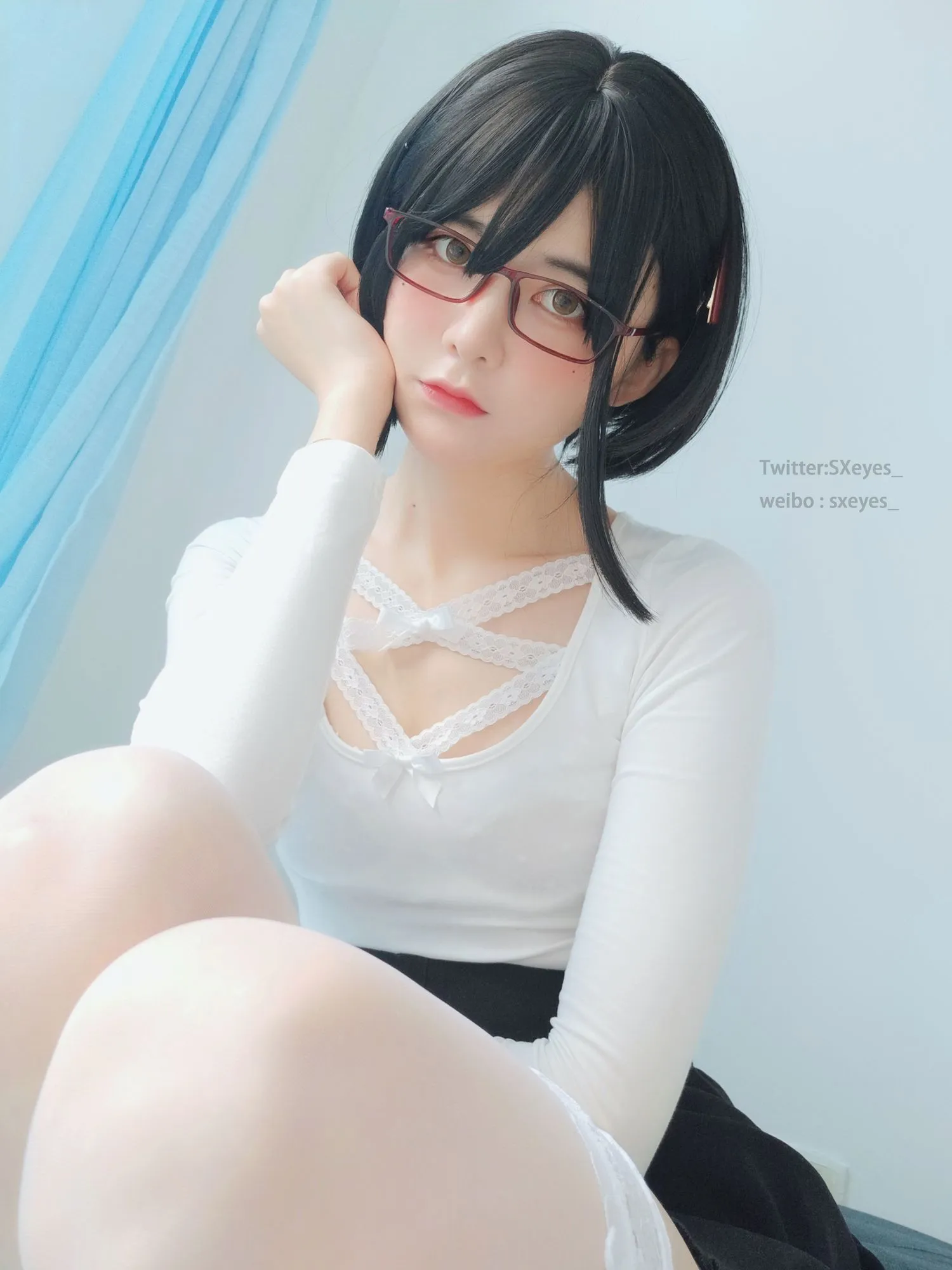 图片[2]-No.046-白蕾丝姐姐 [27P]-coswz-cos王者