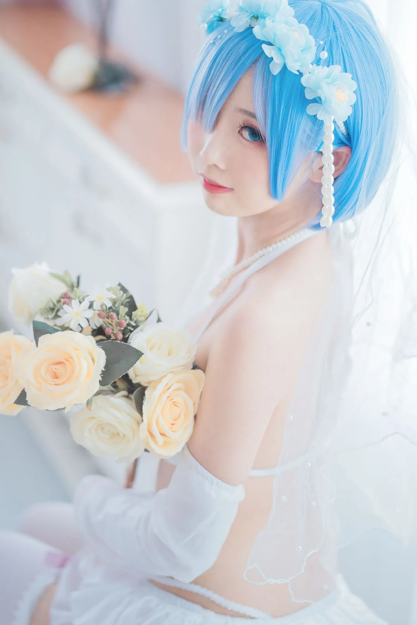 图片[3]-No.046-花嫁蕾姆 [28P]-coswz-cos王者