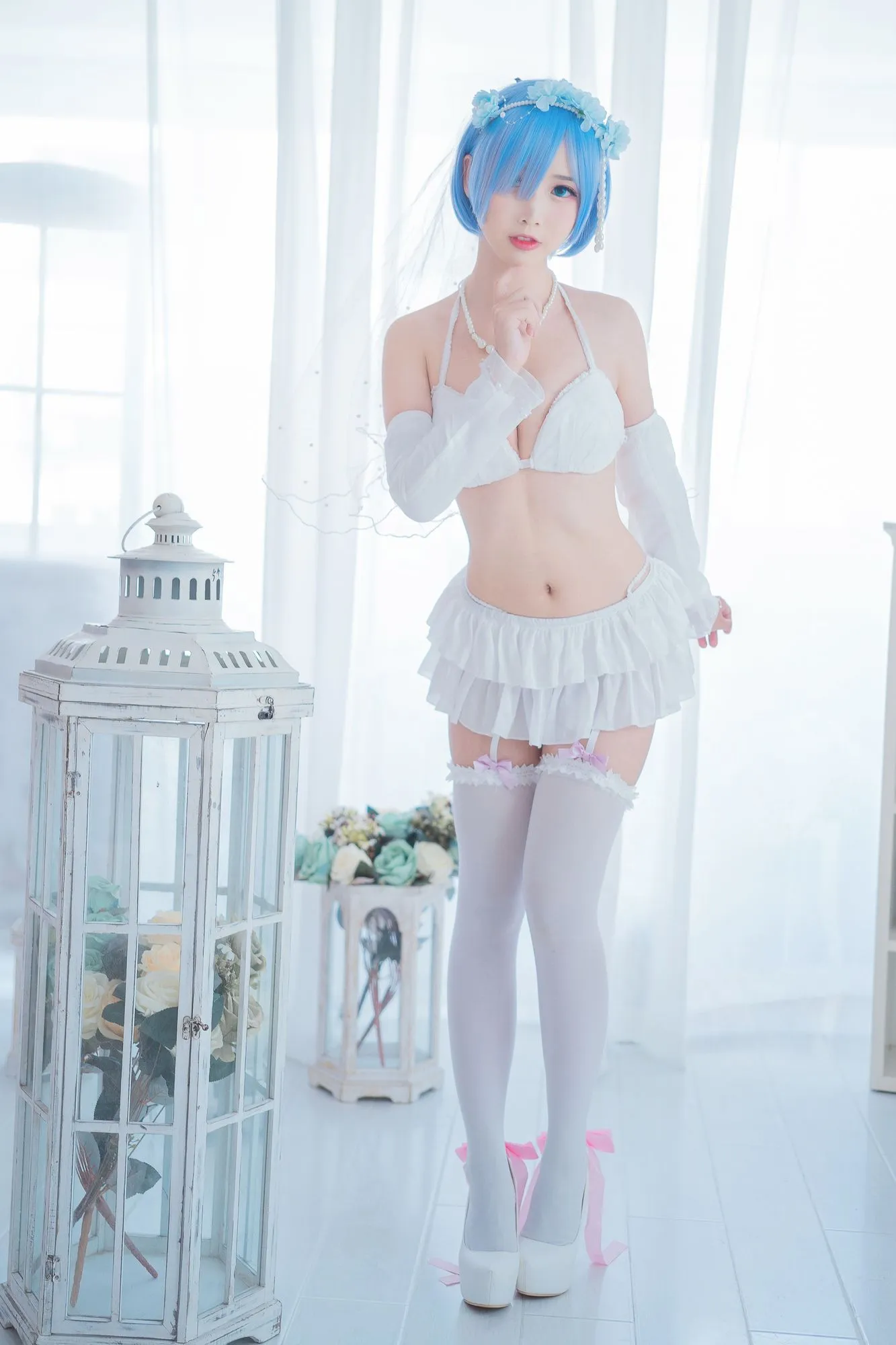 图片[5]-No.046-花嫁蕾姆 [28P]-coswz-cos王者