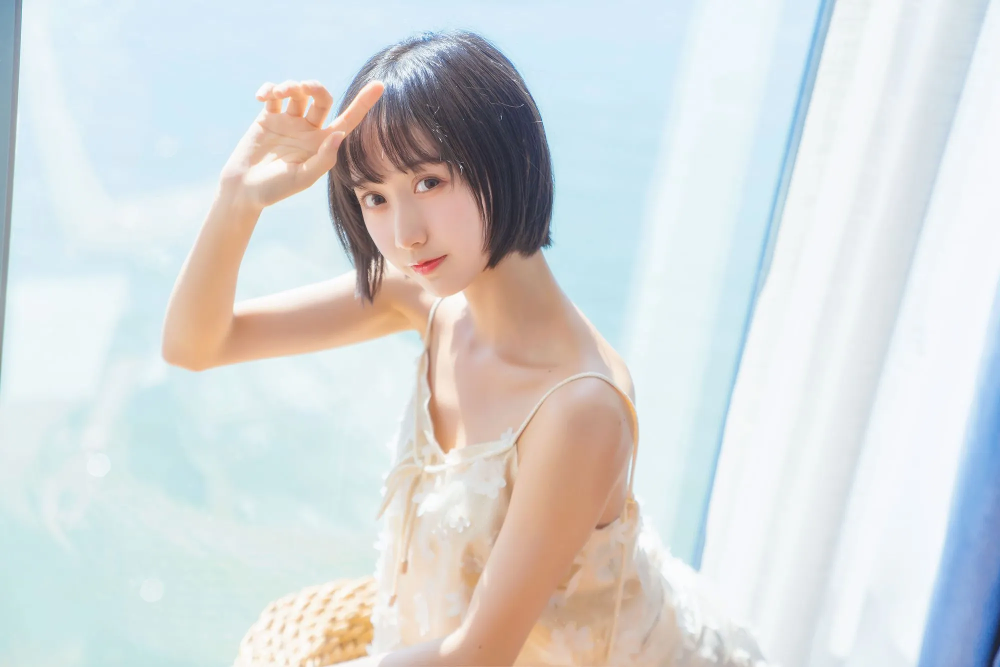 No.054-暖冬的海 米色裙子 [22P]-图妖社