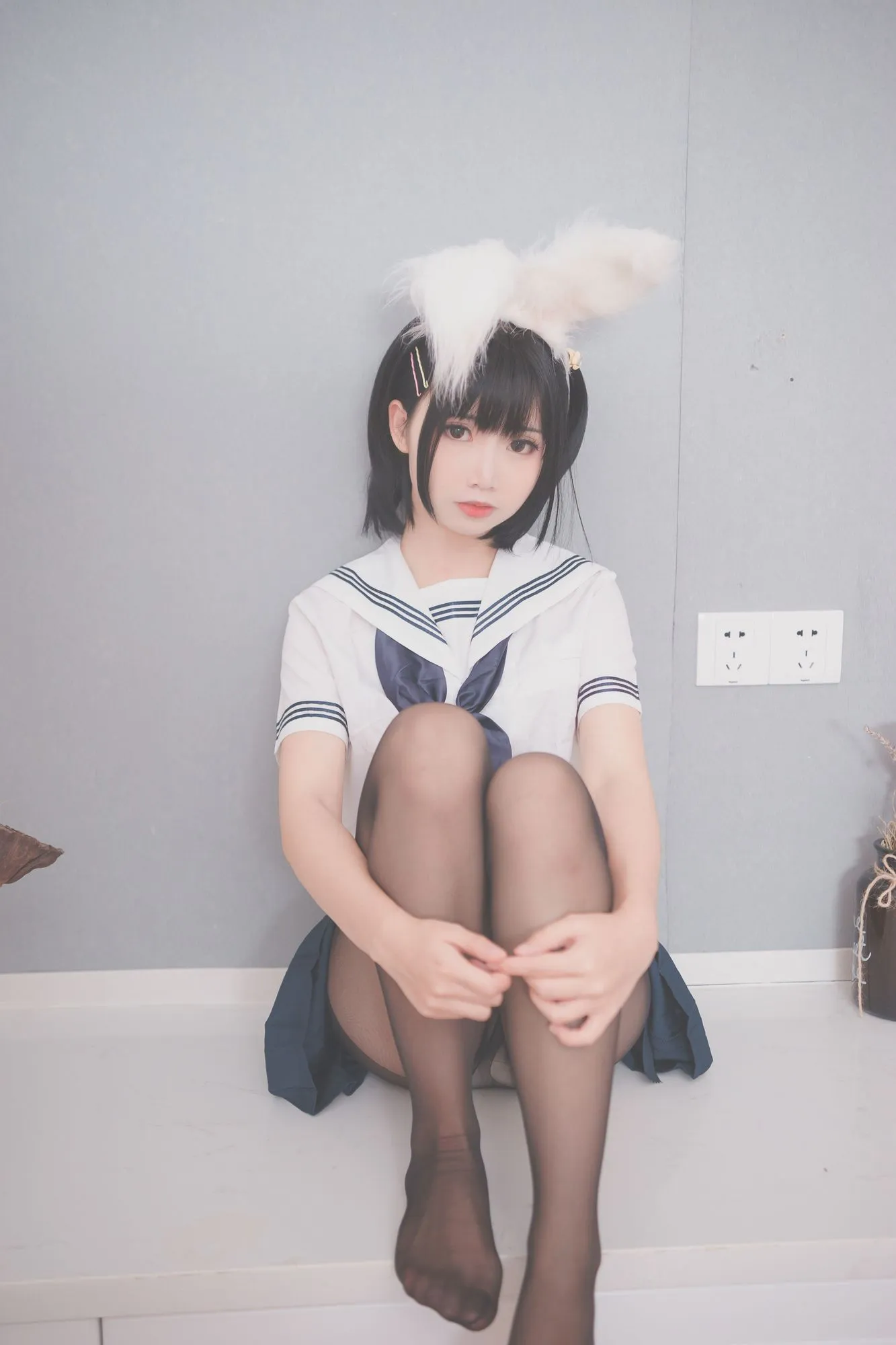 No.056-兔耳jk [17P]-图妖社