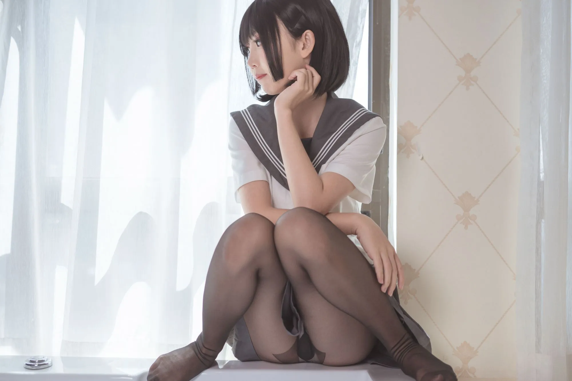 图片[6]-No.058-脑内少女 黑丝JK [25P]-coswz-cos王者