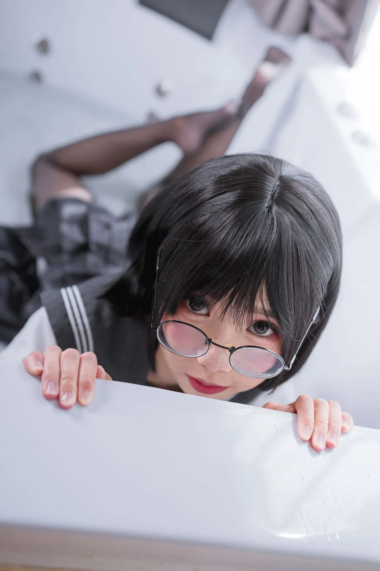图片[4]-No.058-脑内少女 黑丝JK [25P]-coswz-cos王者