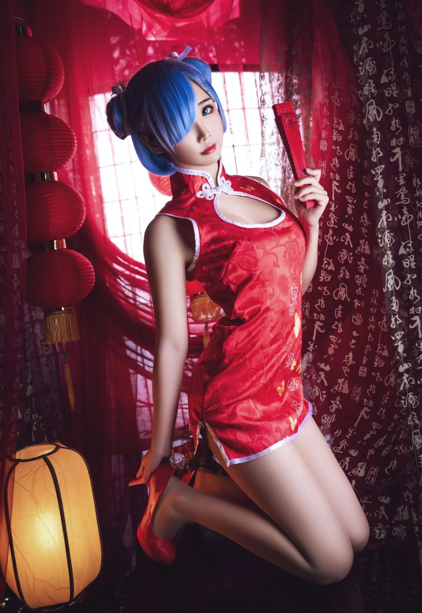 图片[4]-No.062-雷姆旗袍 [23P]-coswz-cos王者