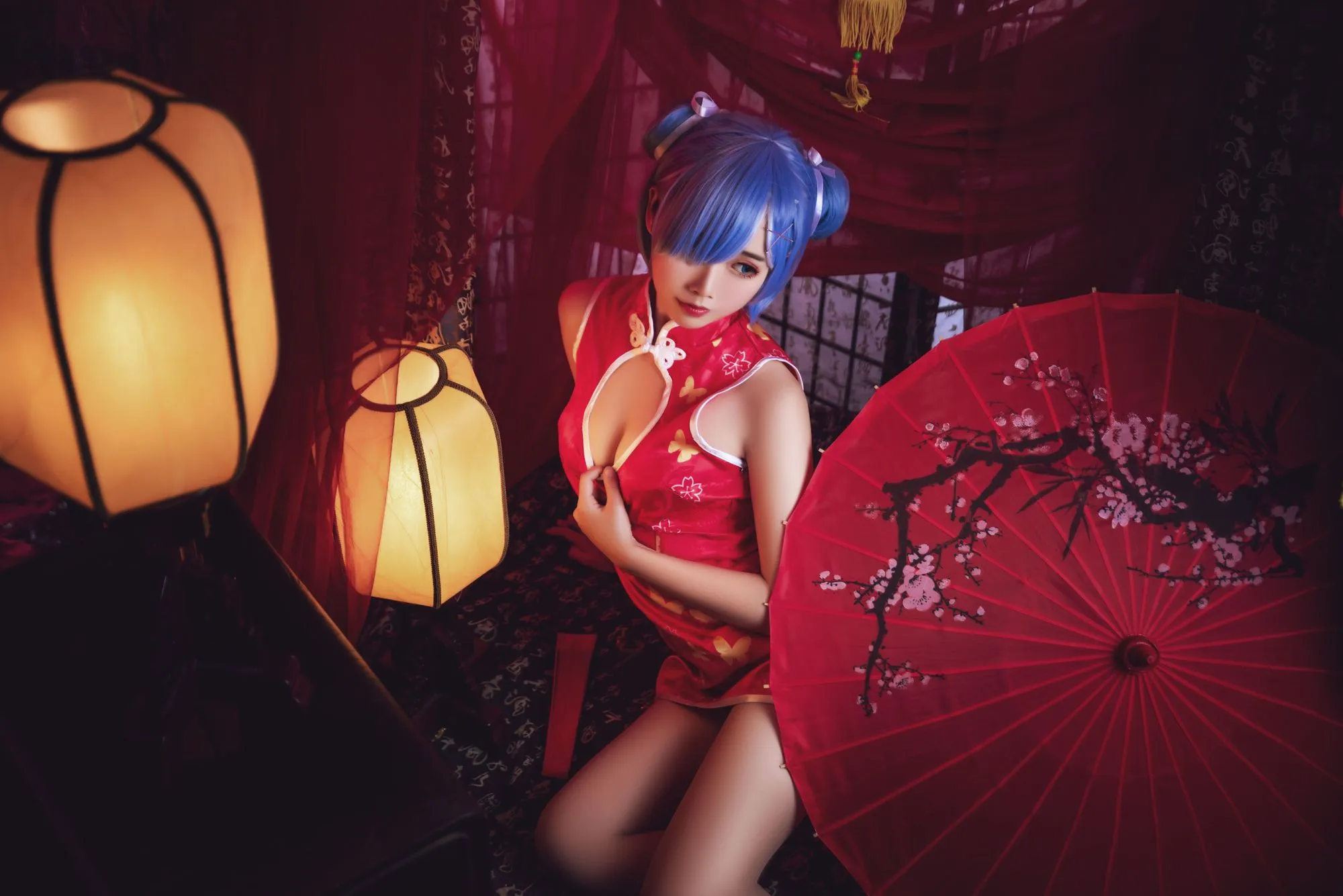 No.062-雷姆旗袍 [23P]-图妖社