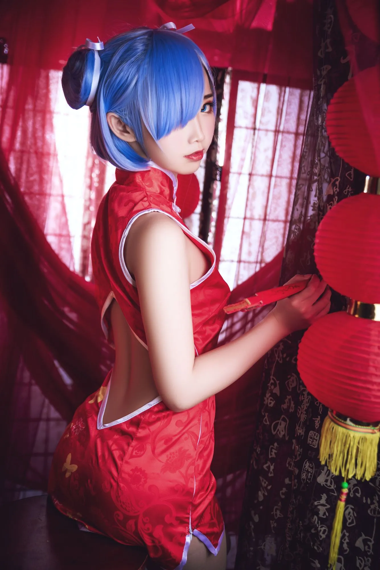 图片[6]-No.062-雷姆旗袍 [23P]-coswz-cos王者