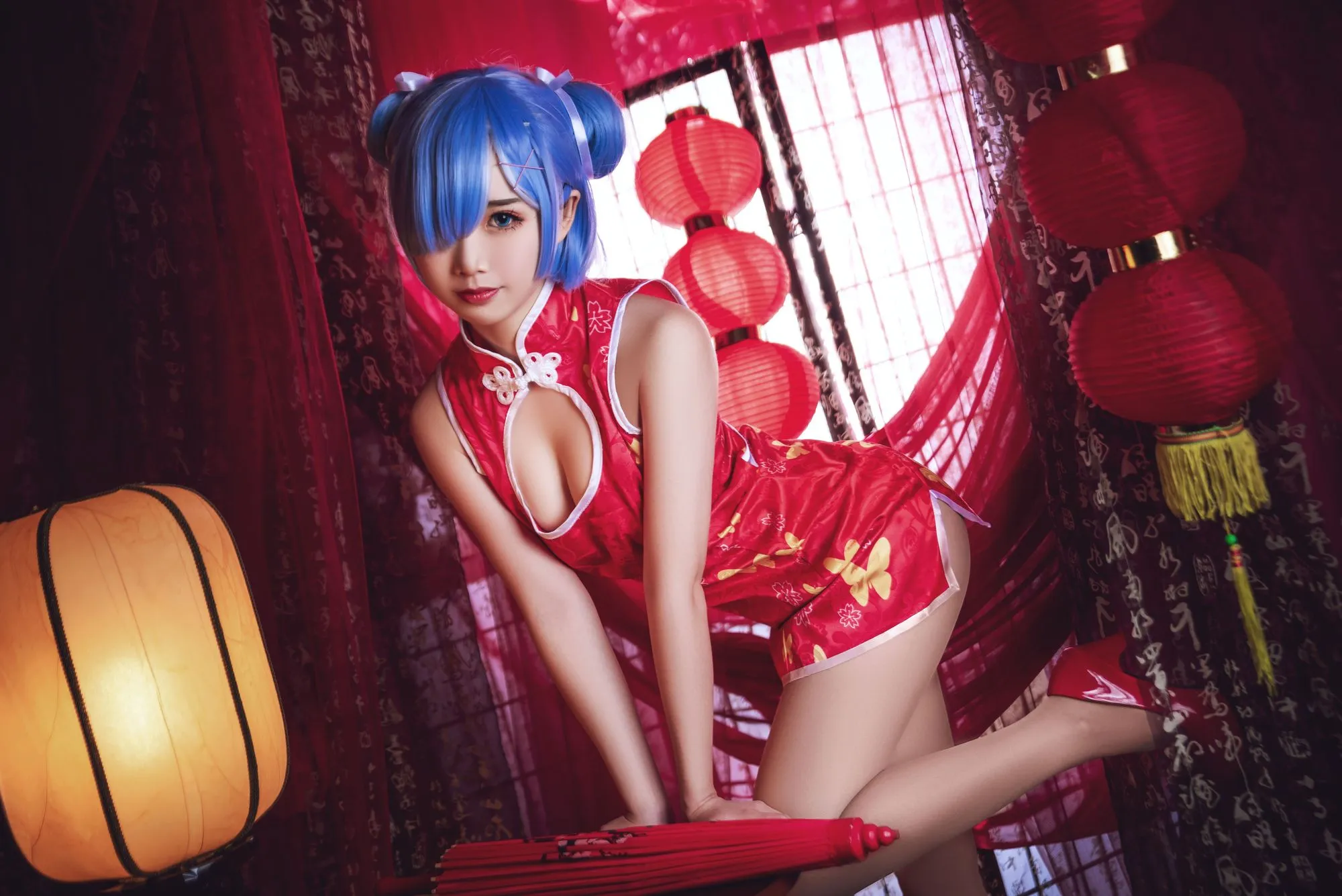 图片[5]-No.062-雷姆旗袍 [23P]-coswz-cos王者