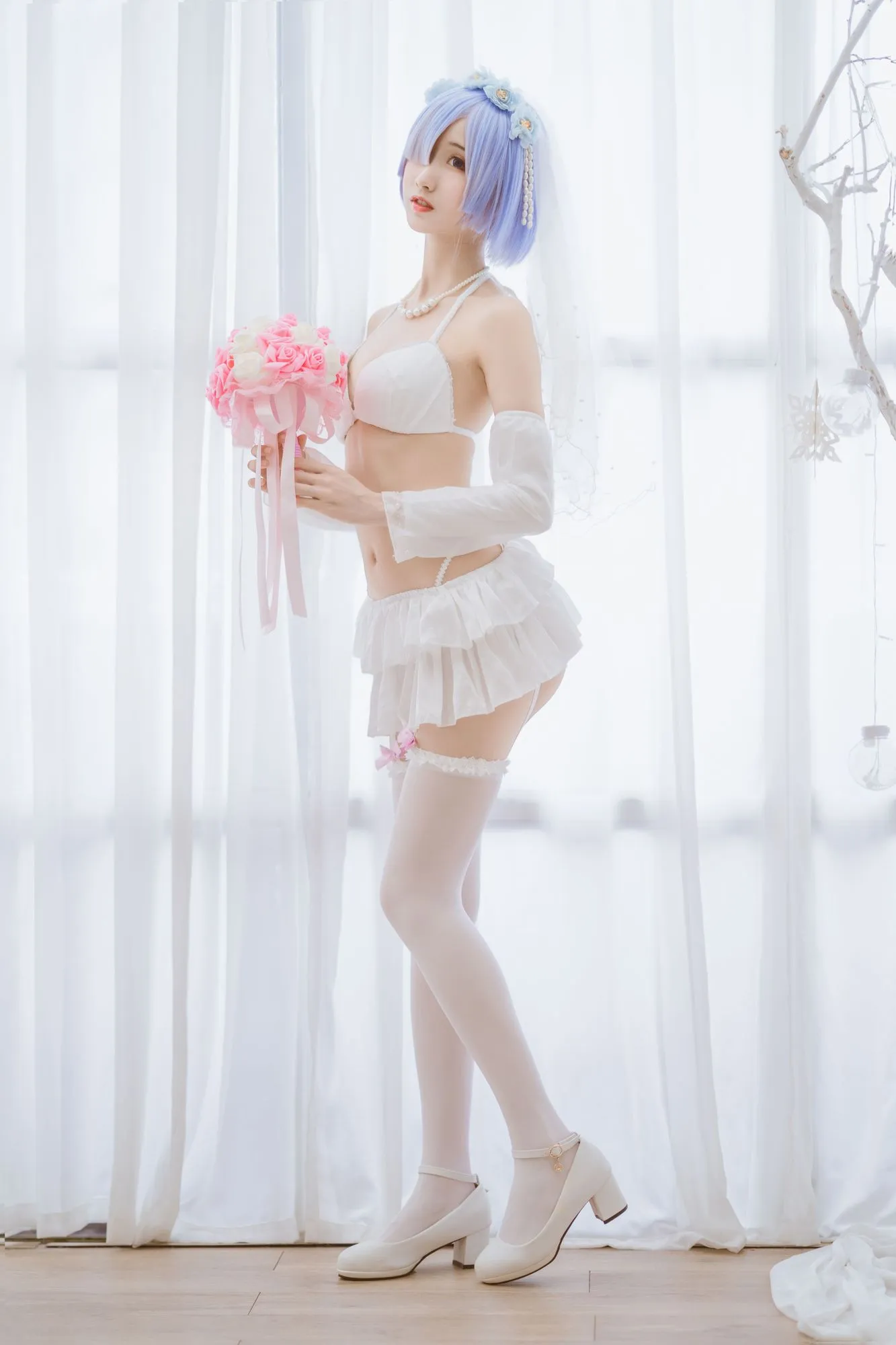 图片[4]-No.063-蕾姆婚纱 [30P]-coswz-cos王者