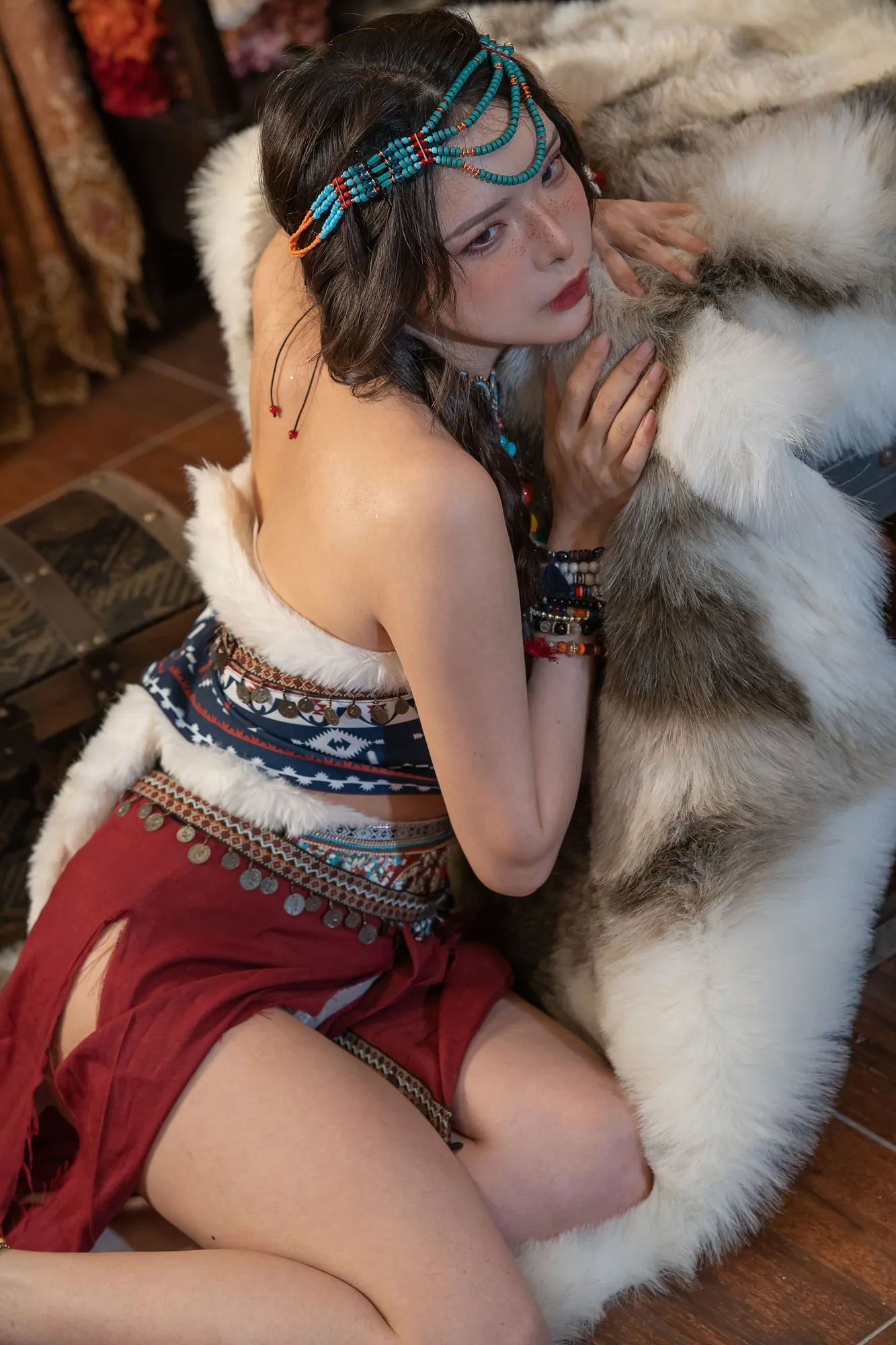 图片[3]-No.080-雀斑少女 [34P]-coswz-cos王者