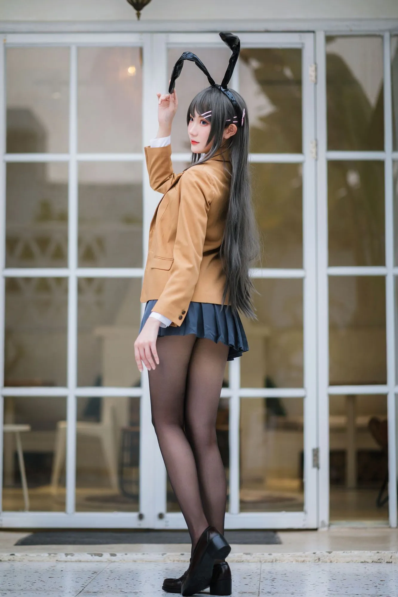 图片[3]-No.088 – 樱岛麻衣 校服 [20P]-coswz-cos王者