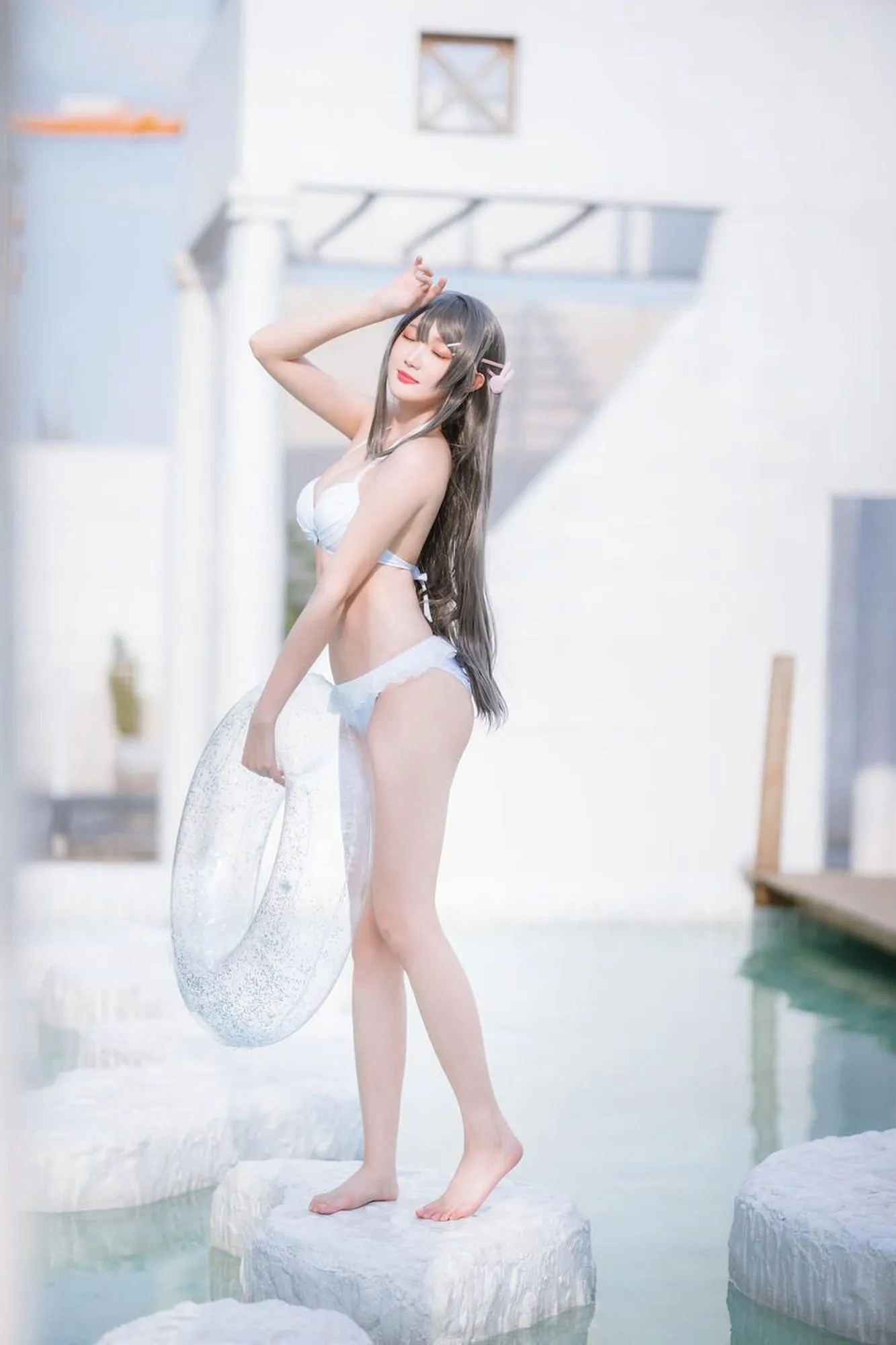 图片[2]-No.089 – 樱岛麻衣 泳装 [28P]-coswz-cos王者