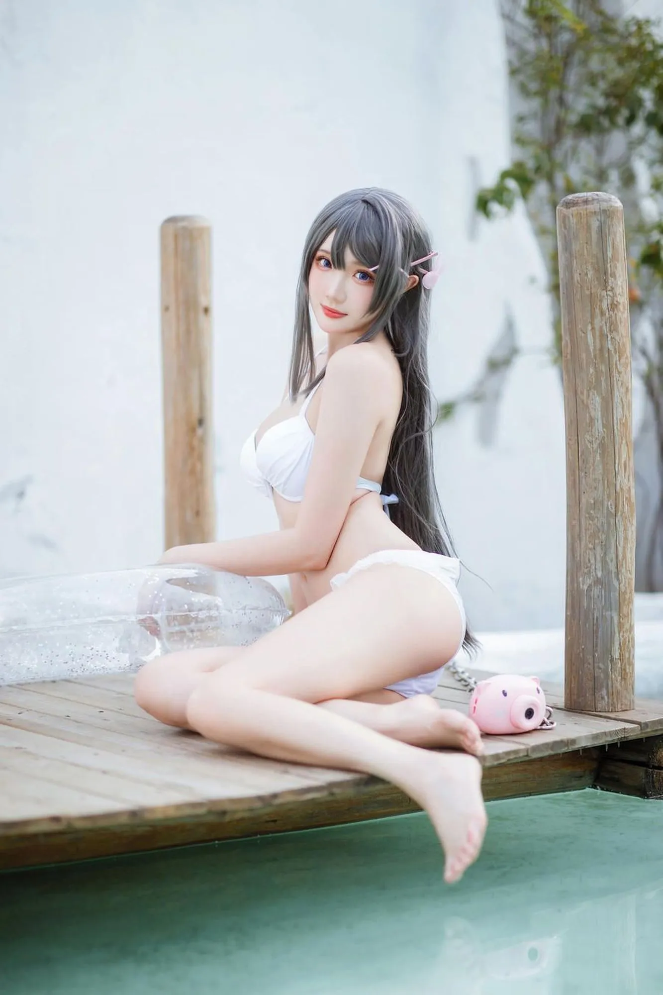 图片[3]-No.089 – 樱岛麻衣 泳装 [28P]-coswz-cos王者