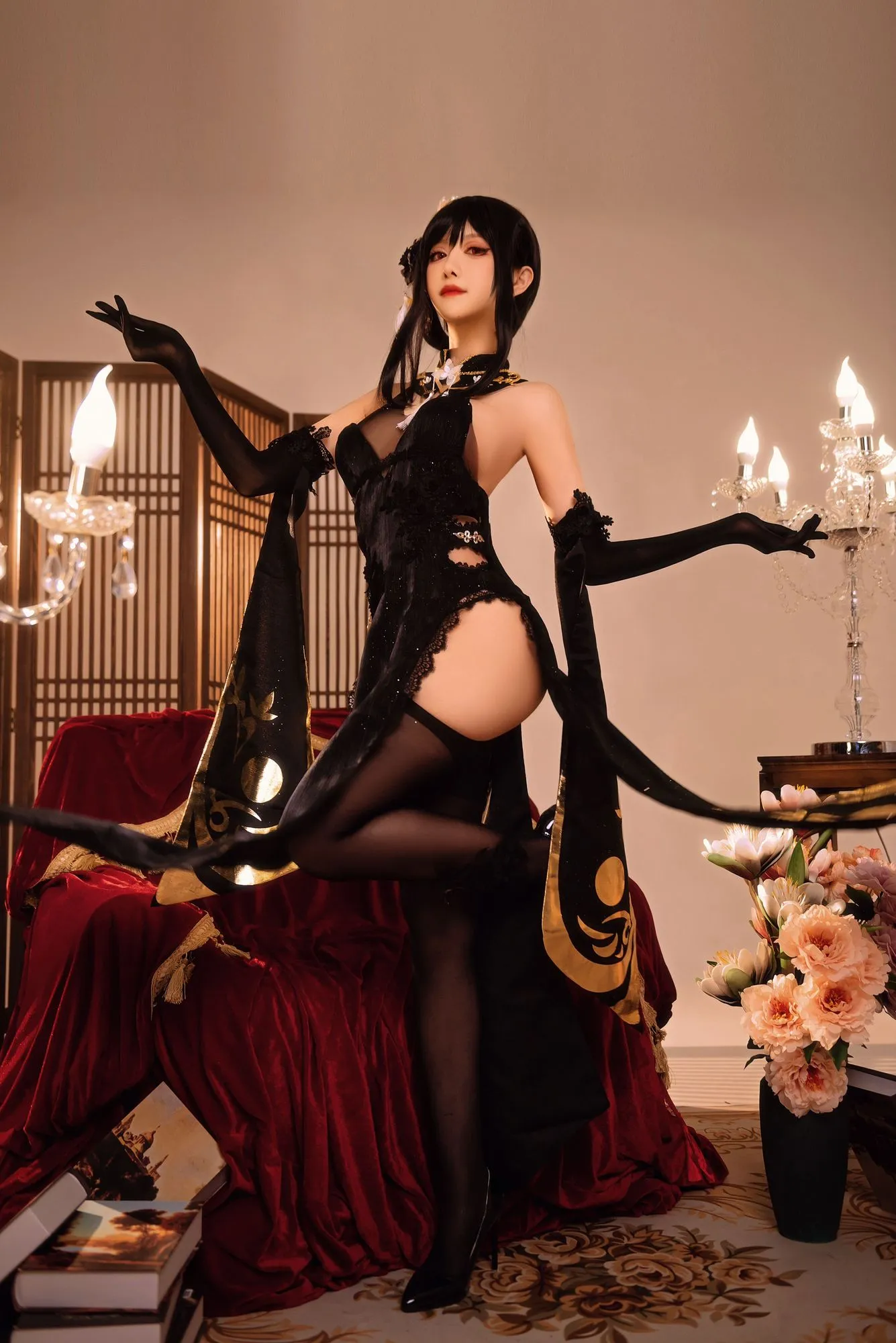 图片[4]-No.091 – 碧蓝航线 镇海 奇奢花苑 [28P]-coswz-cos王者
