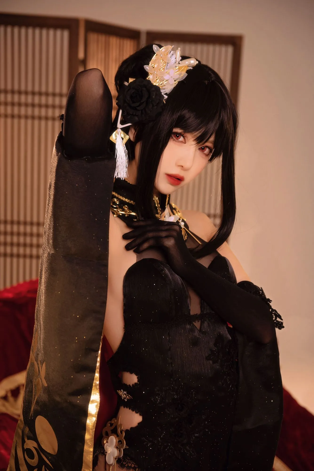 图片[3]-No.091 – 碧蓝航线 镇海 奇奢花苑 [28P]-coswz-cos王者