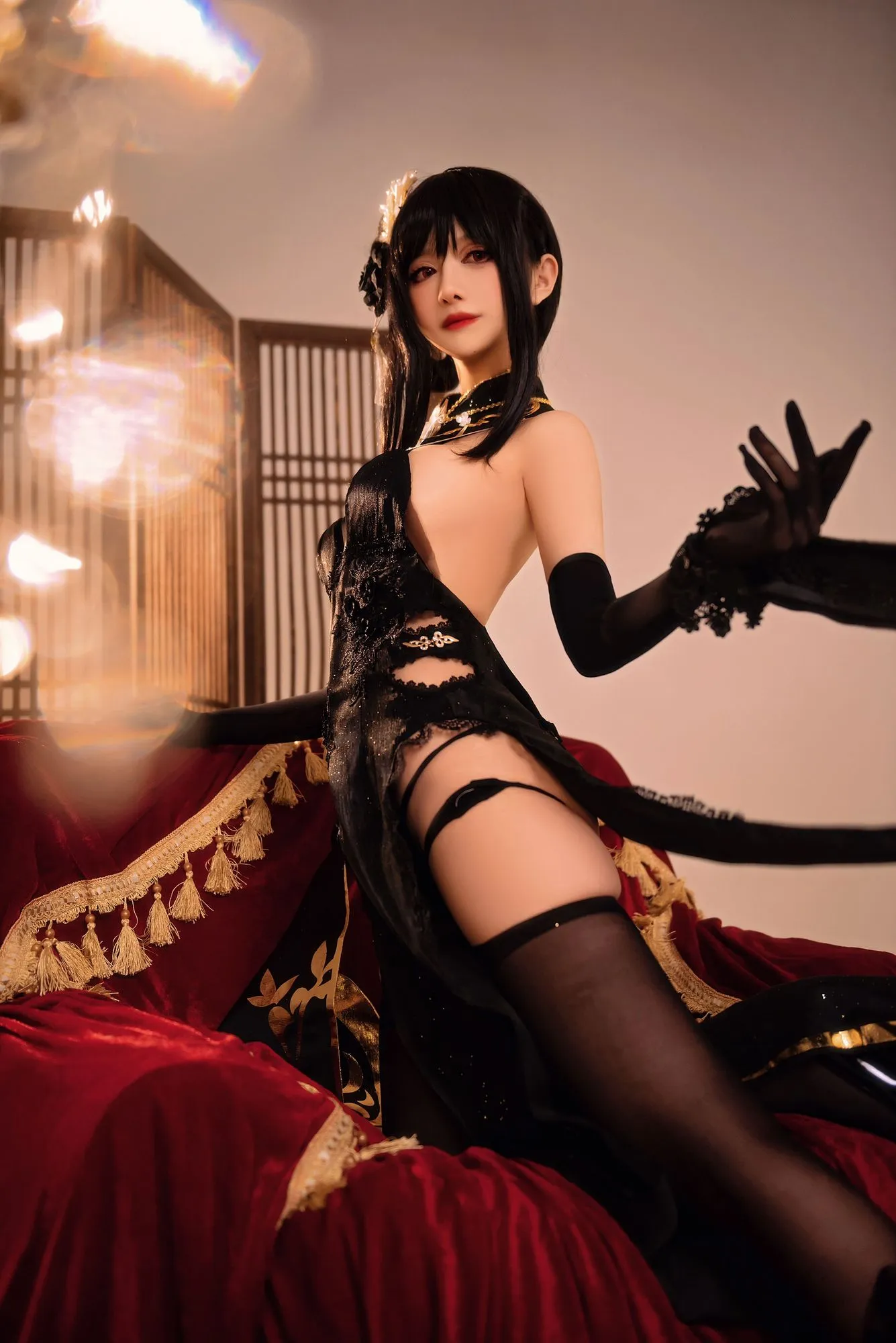 图片[5]-No.091 – 碧蓝航线 镇海 奇奢花苑 [28P]-coswz-cos王者
