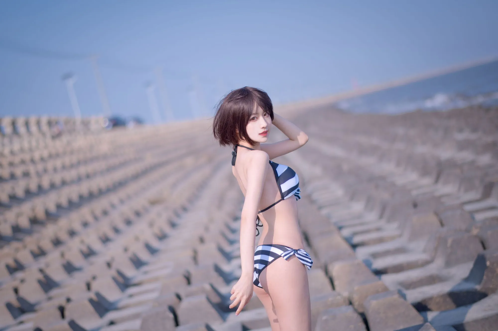 图片[5]-No.094 – 加藤惠 泳装 [17P]-coswz-cos王者