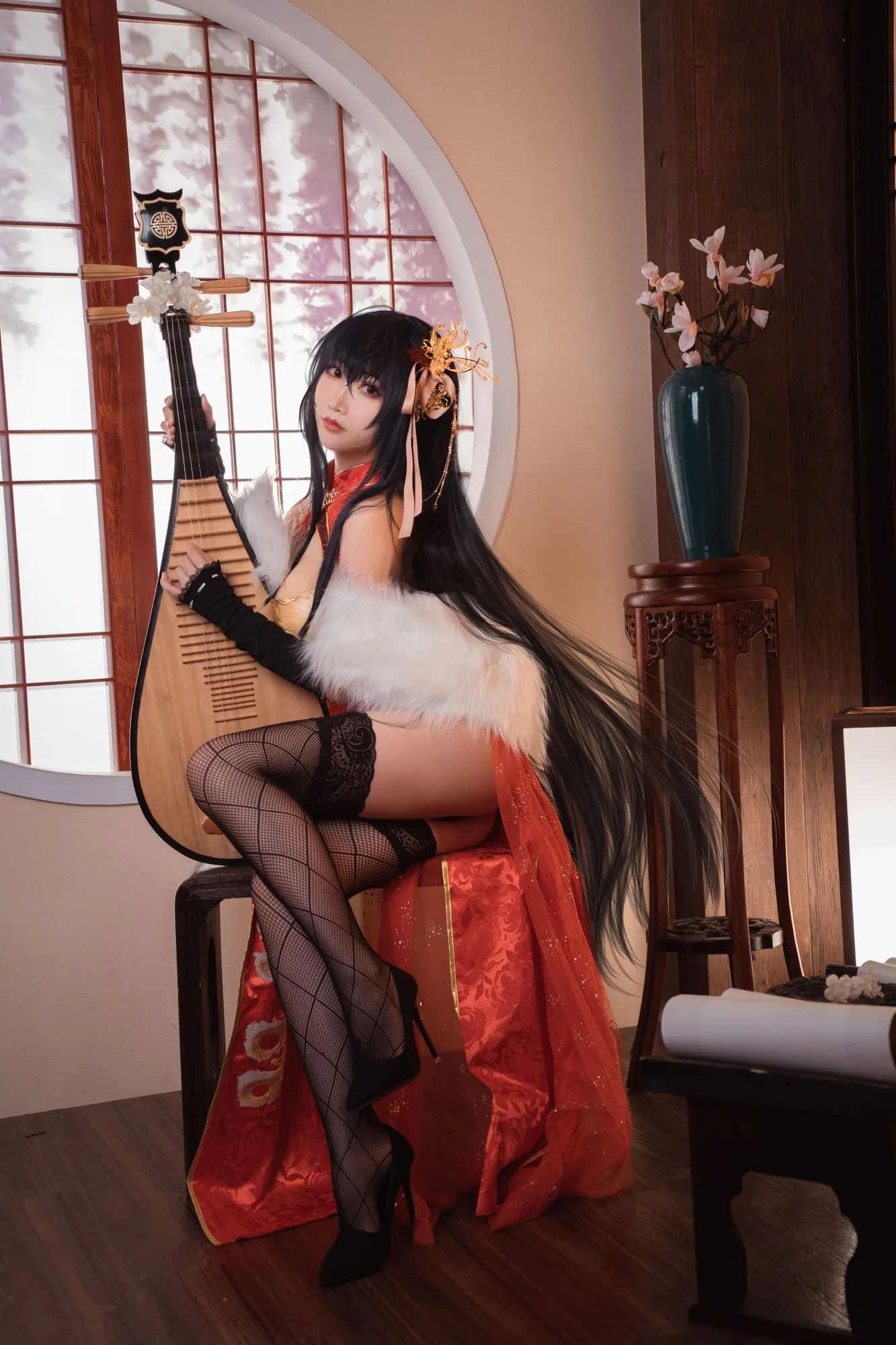 图片[4]-No.098-大凤旗袍 [30P]-coswz-cos王者