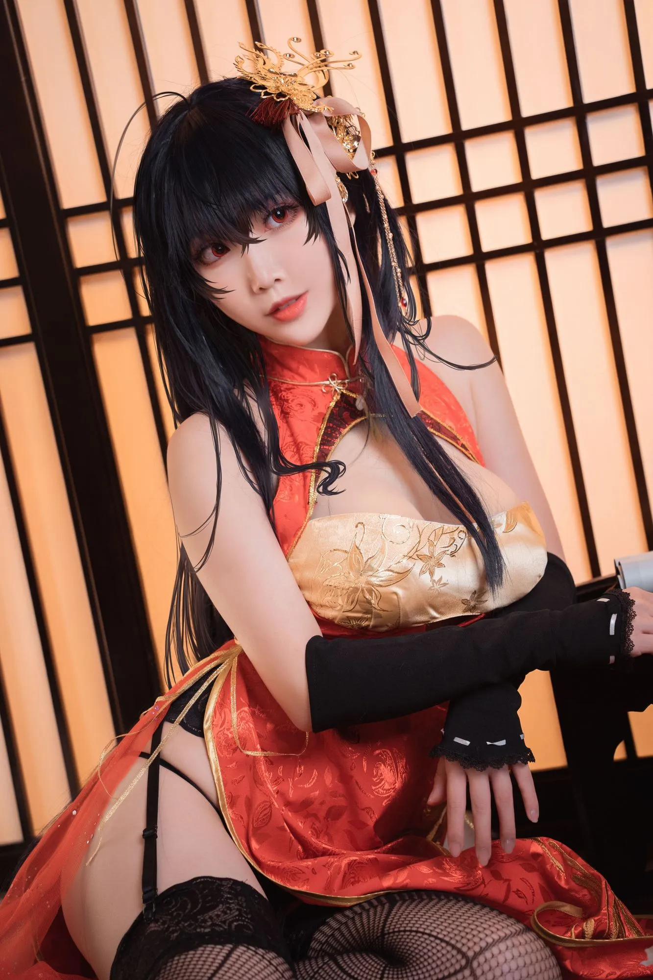 图片[2]-No.098-大凤旗袍 [30P]-coswz-cos王者
