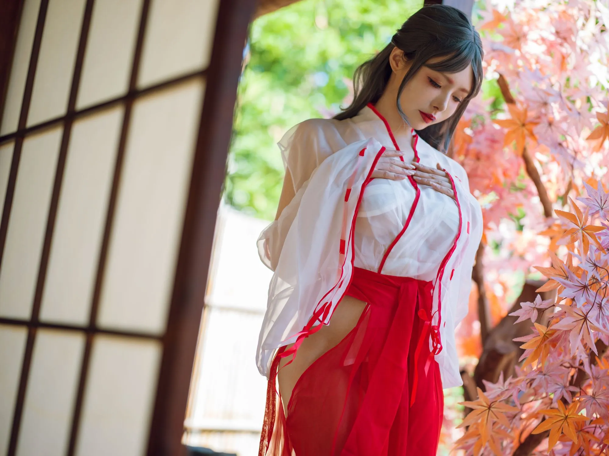 图片[5]-No.106 – 汤池巫女 [53P 1V]-coswz-cos王者