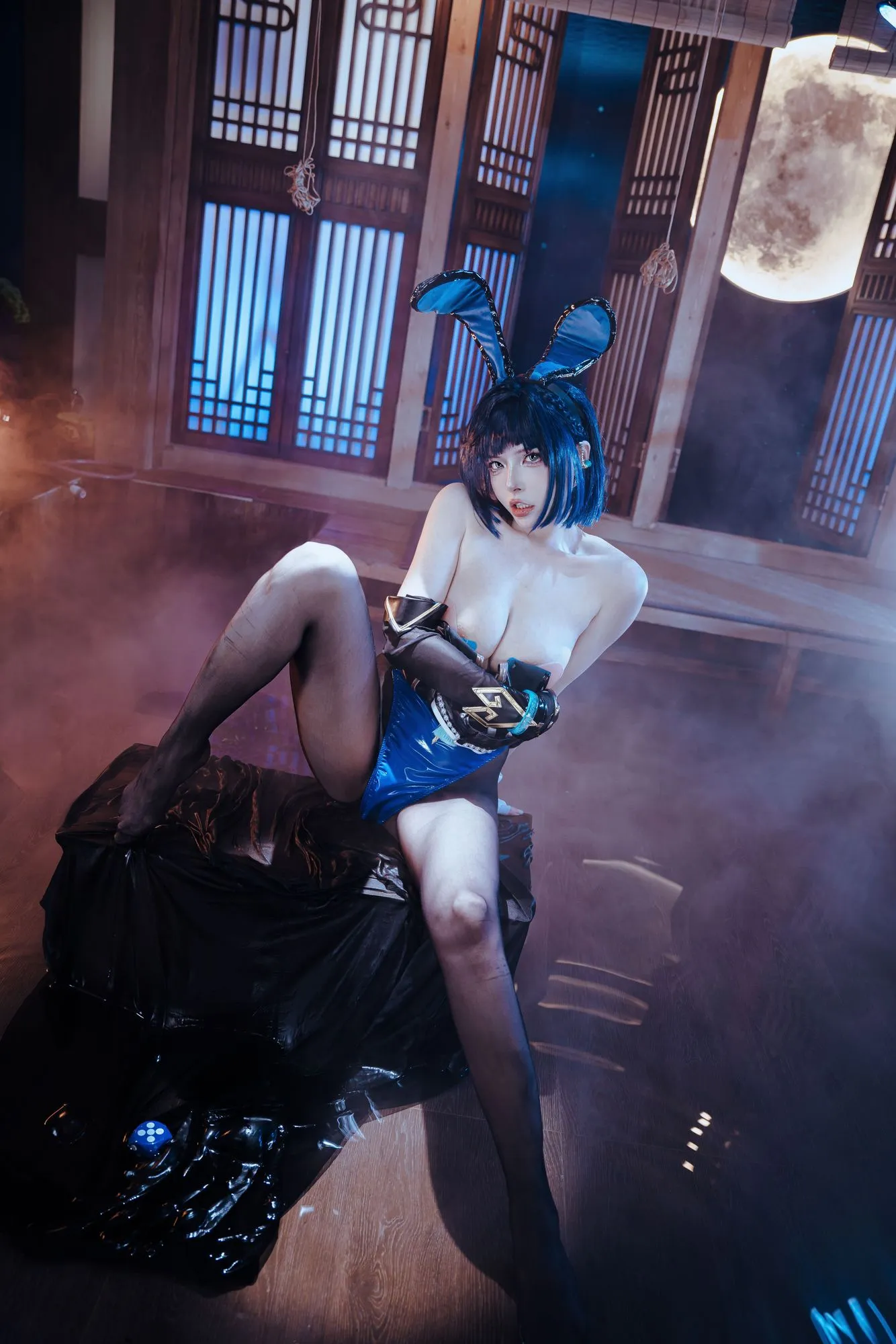 图片[3]-No.109 – 夜兰 兔女郎 [92P]-coswz-cos王者
