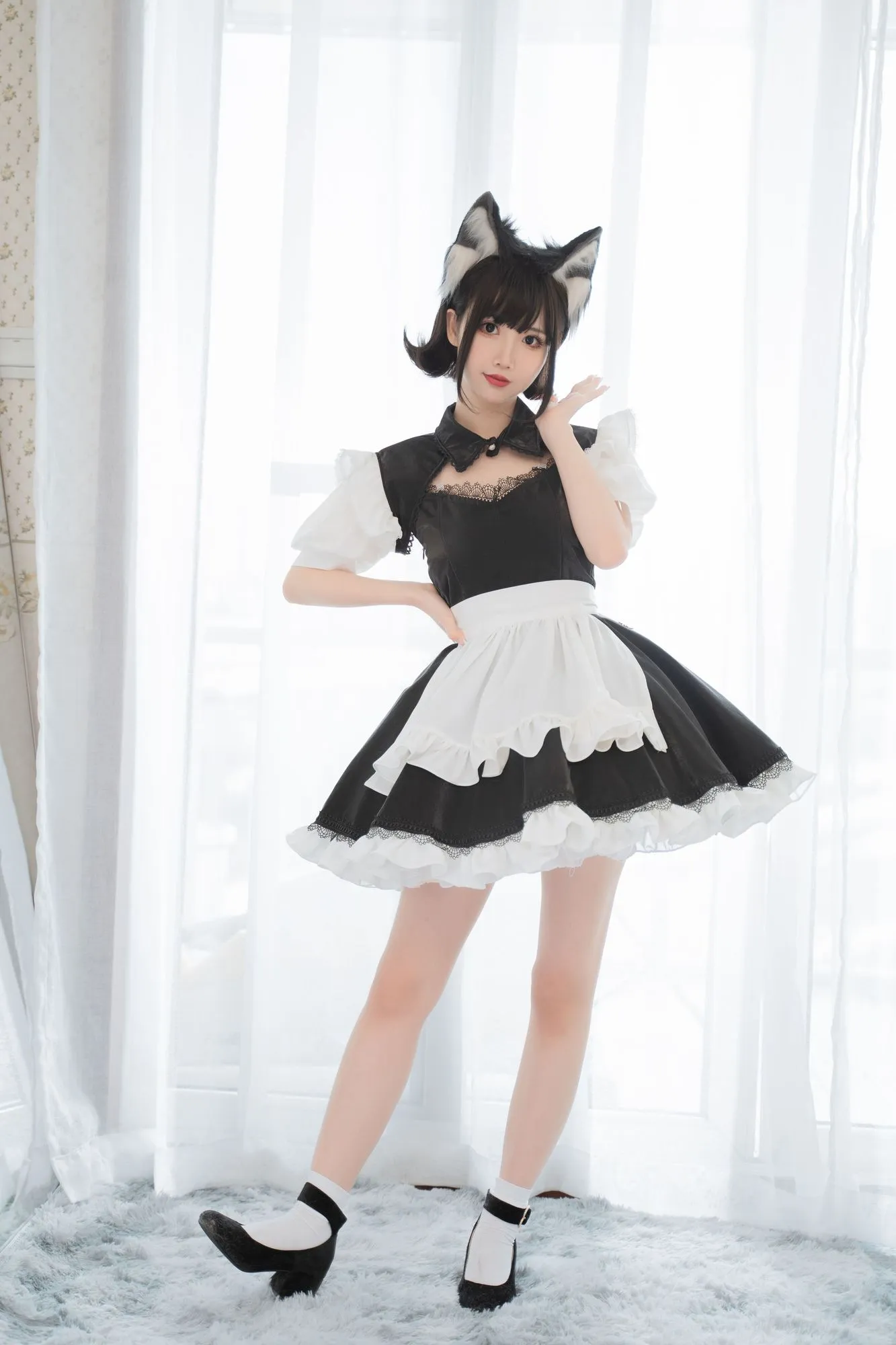 图片[3]-No.115-开胸女仆 [17P]-coswz-cos王者