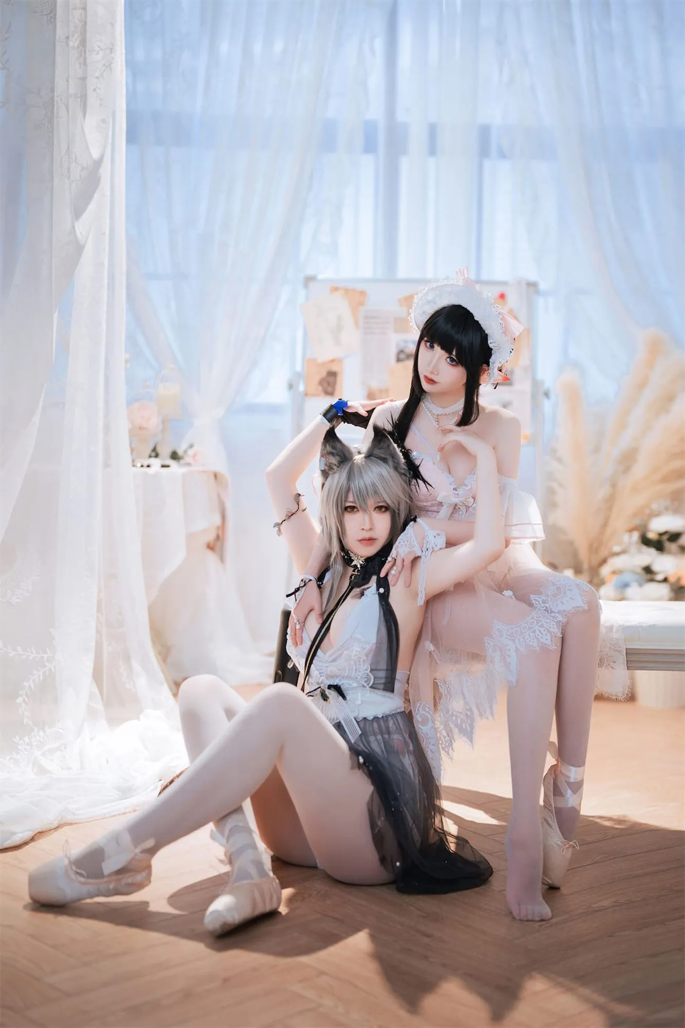 No.120-Arknights 黑x森蚺バレエ(&半半子) [56P]-图妖社